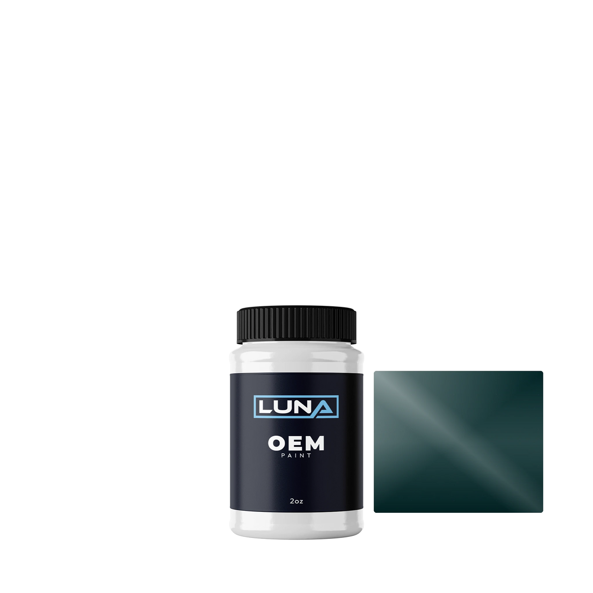 Audi | VW Racinggruen B6G | Luna OEM Basecoat - 2oz Touch Up Bottle w/ Brush