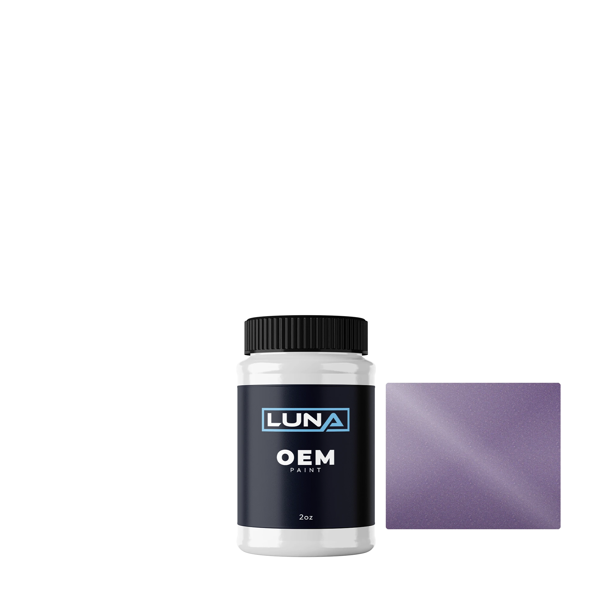 Ral Perlviolett P. 4011 | Luna OEM Basecoat - 2oz Touch Up Bottle w/ Brush