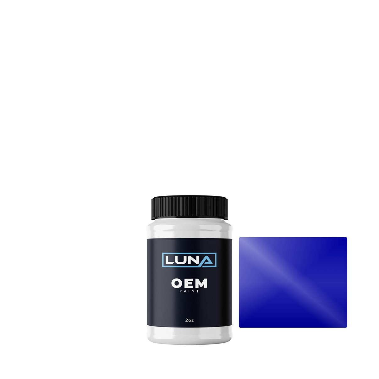 Ducati Motorcycle Blue P.-3c DUC117 | Luna OEM Basecoat - 2oz Touch Up Bottle w/ Brush