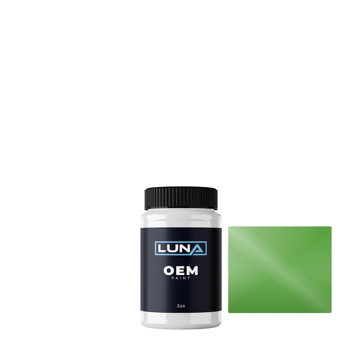 Lamborghini Verde Mantis LZ6A | Luna OEM Basecoat - 2oz Touch Up Bottle w/ Brush