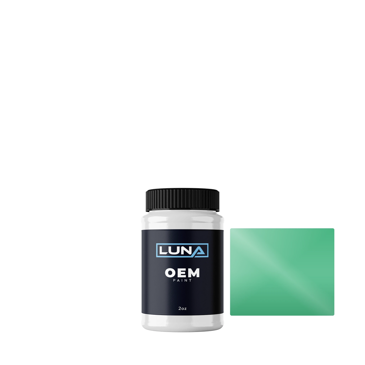 Pantone (pms) Pantone 3262c Green 003262C | Luna OEM Basecoat - 2oz Touch Up Bottle w/ Brush