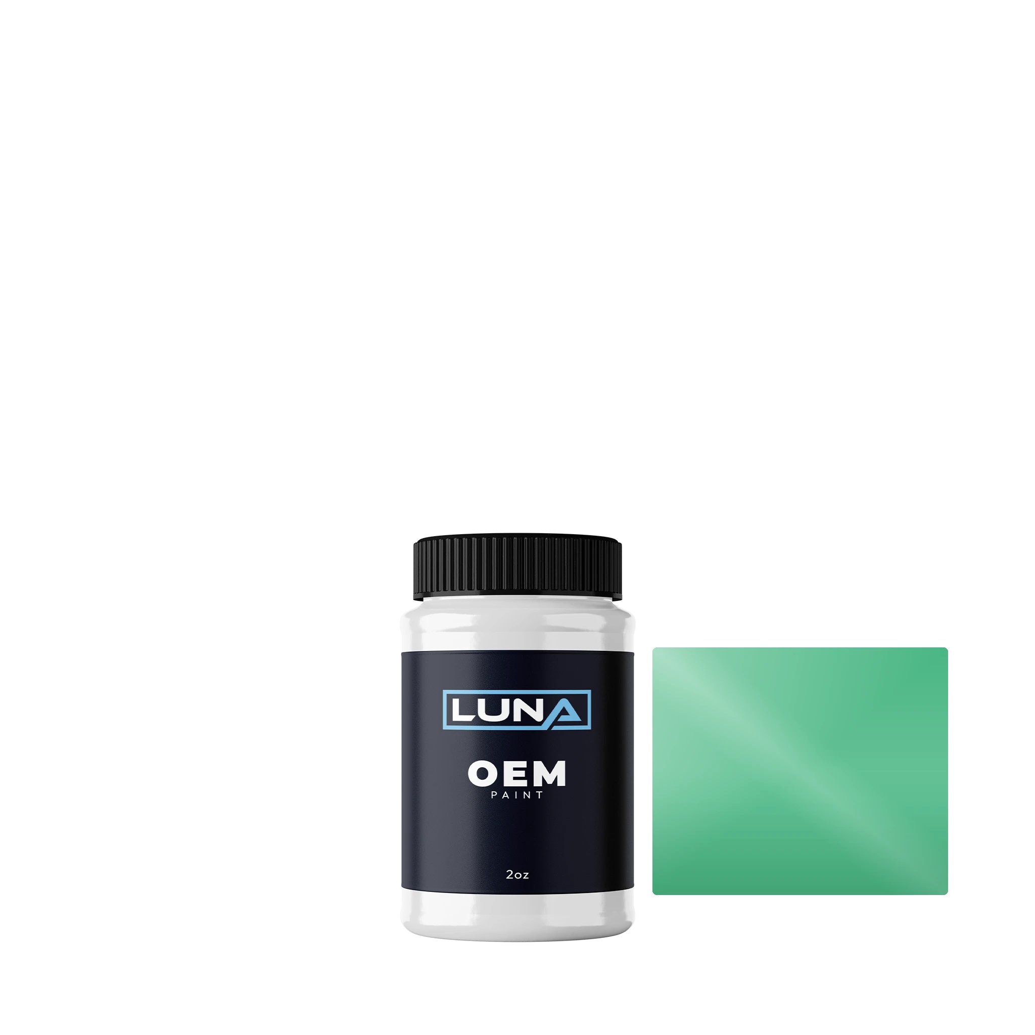 Pantone (pms) Pantone 3262c Green 003262C | Luna OEM Basecoat - 2oz Touch Up Bottle w/ Brush