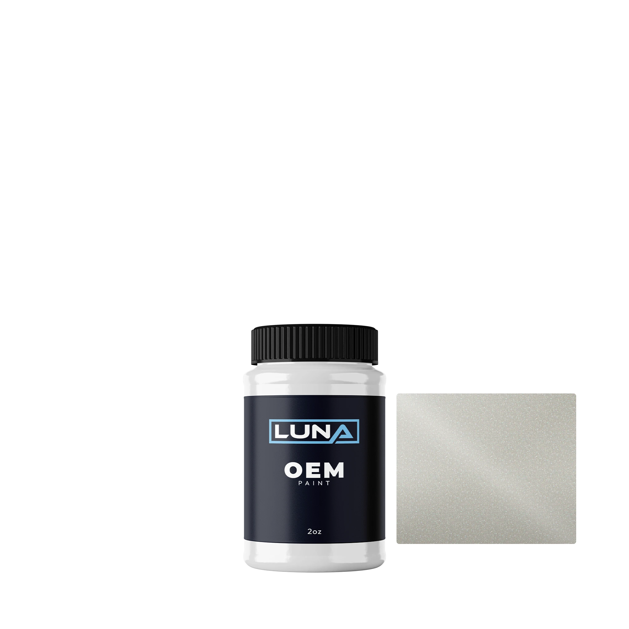 Fiat Vocal White P. FT036 | Luna OEM Basecoat - 2oz Touch Up Bottle w/ Brush