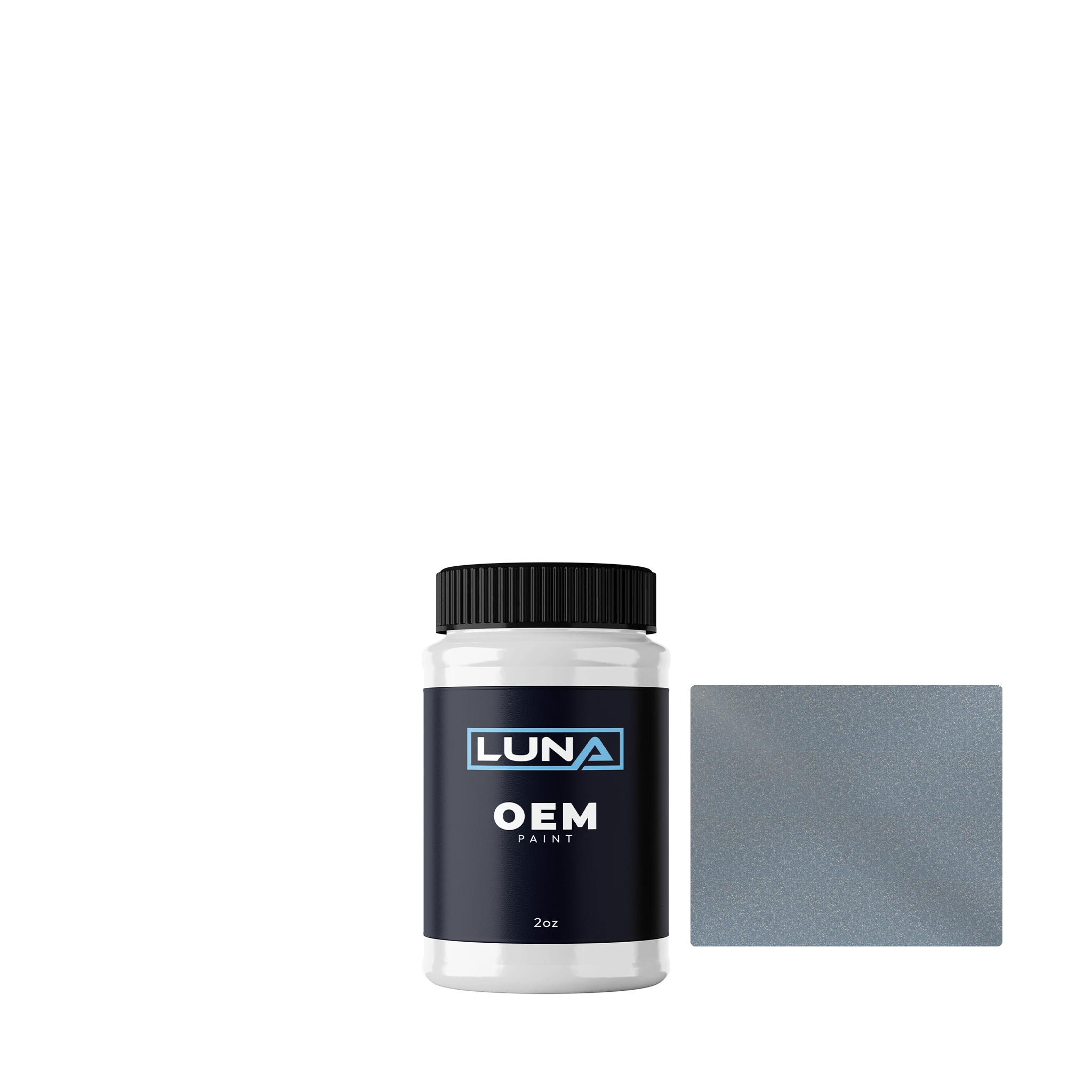 Honda | Acura Morning Mist Blue M. B618M | Luna OEM Basecoat - 2oz Touch Up Bottle w/ Brush
