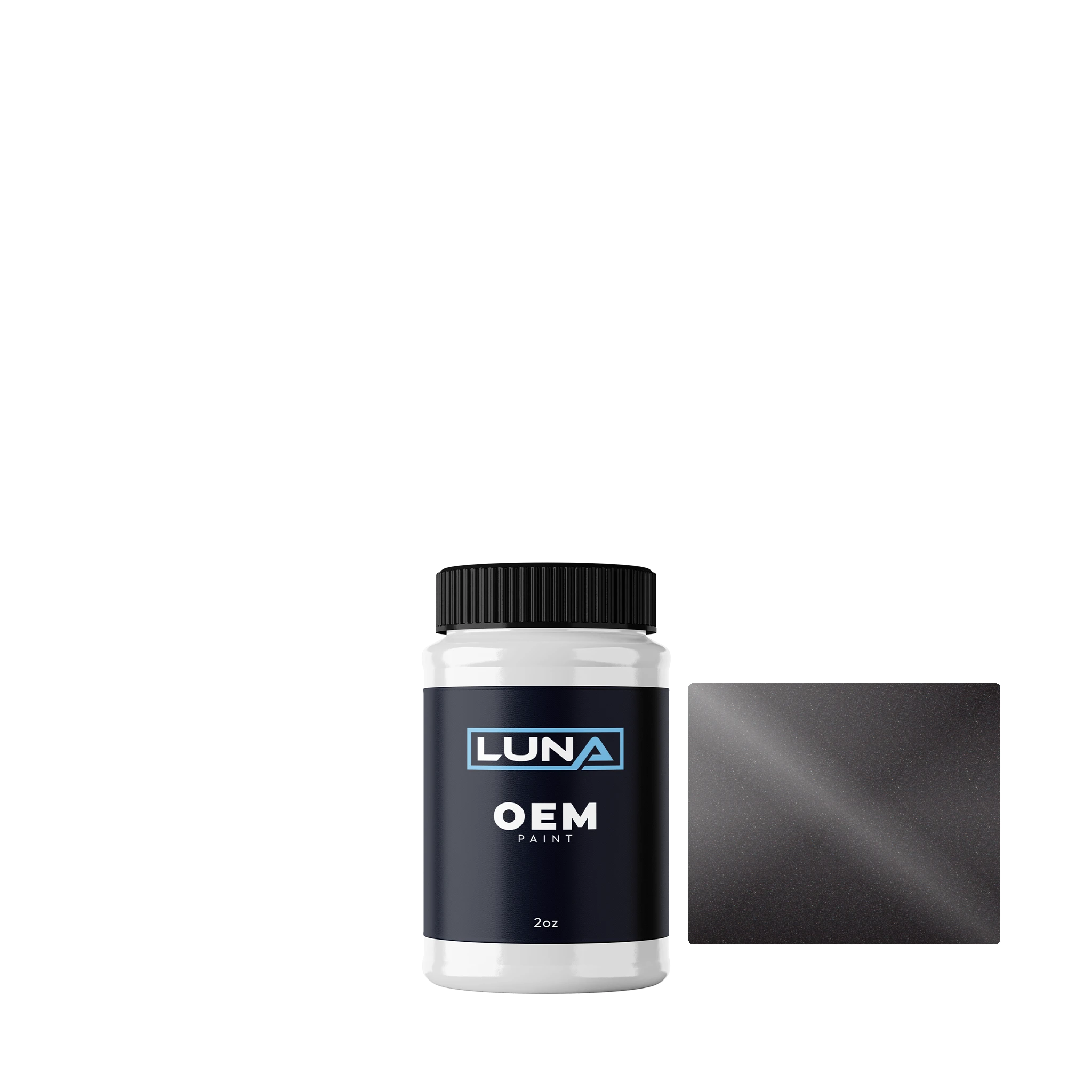 Nissan Dark Grey P. M. S1 KBD | Luna OEM Basecoat - 2oz Touch Up Bottle w/ Brush