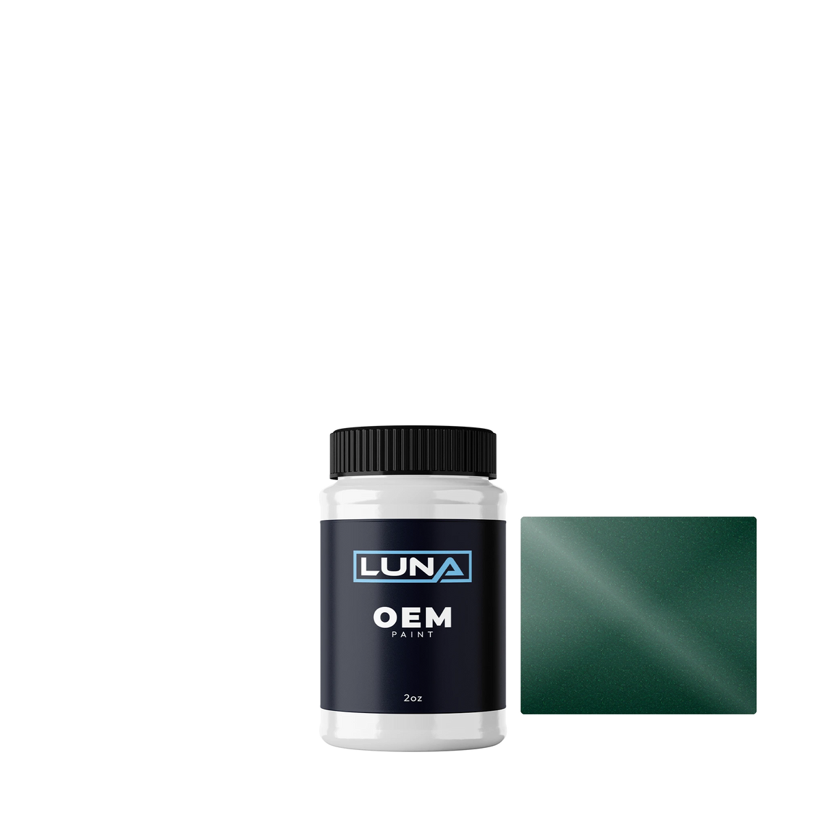 Mini British Racing Green Iv P. C3B | Luna OEM Basecoat - 2oz Touch Up Bottle w/ Brush