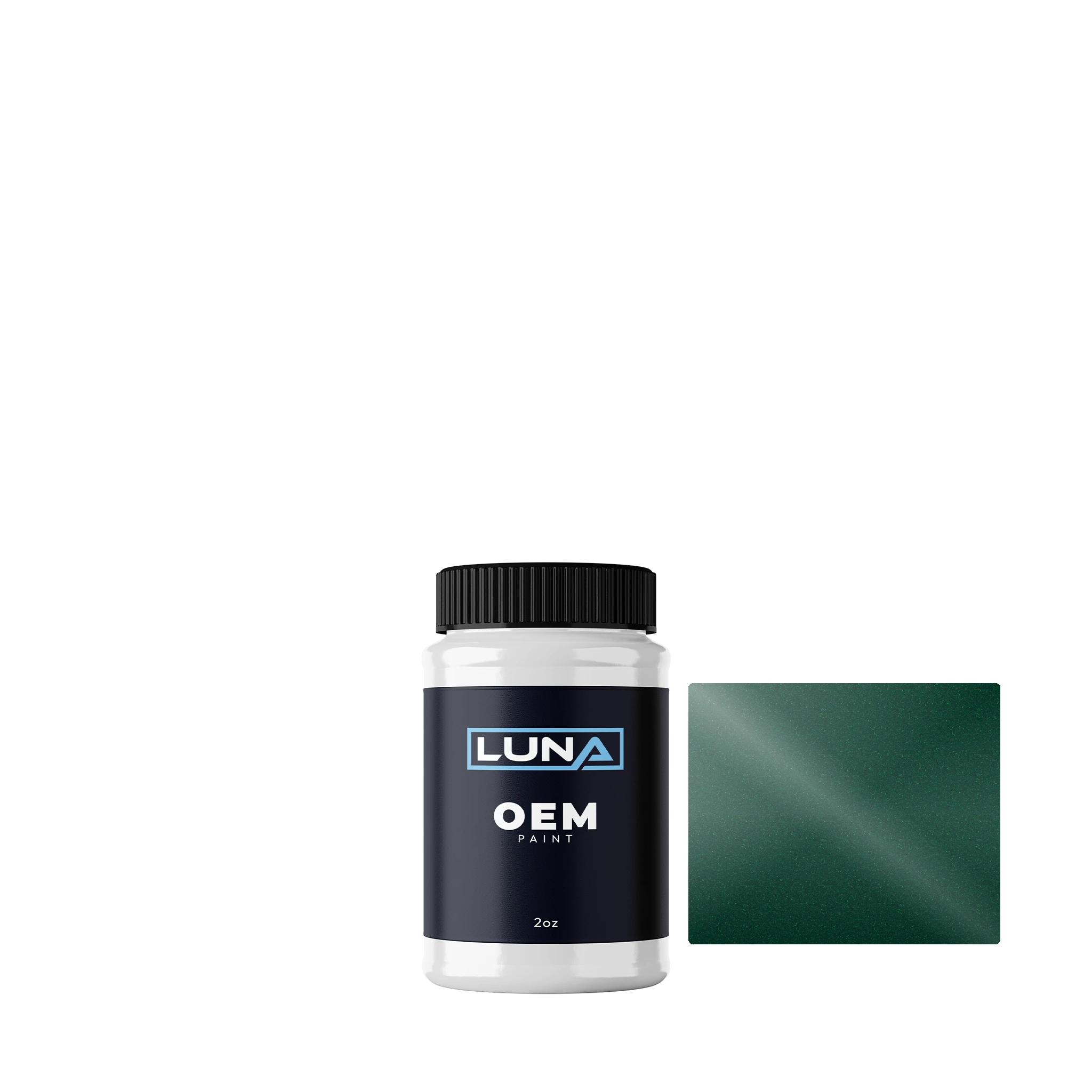 Mini British Racing Green Iv P. C3B | Luna OEM Basecoat - 2oz Touch Up Bottle w/ Brush