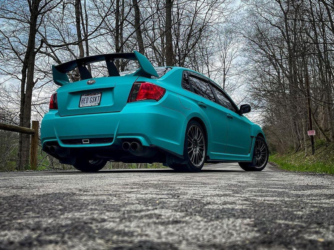 Force Teal Plasti Dip on a customer car