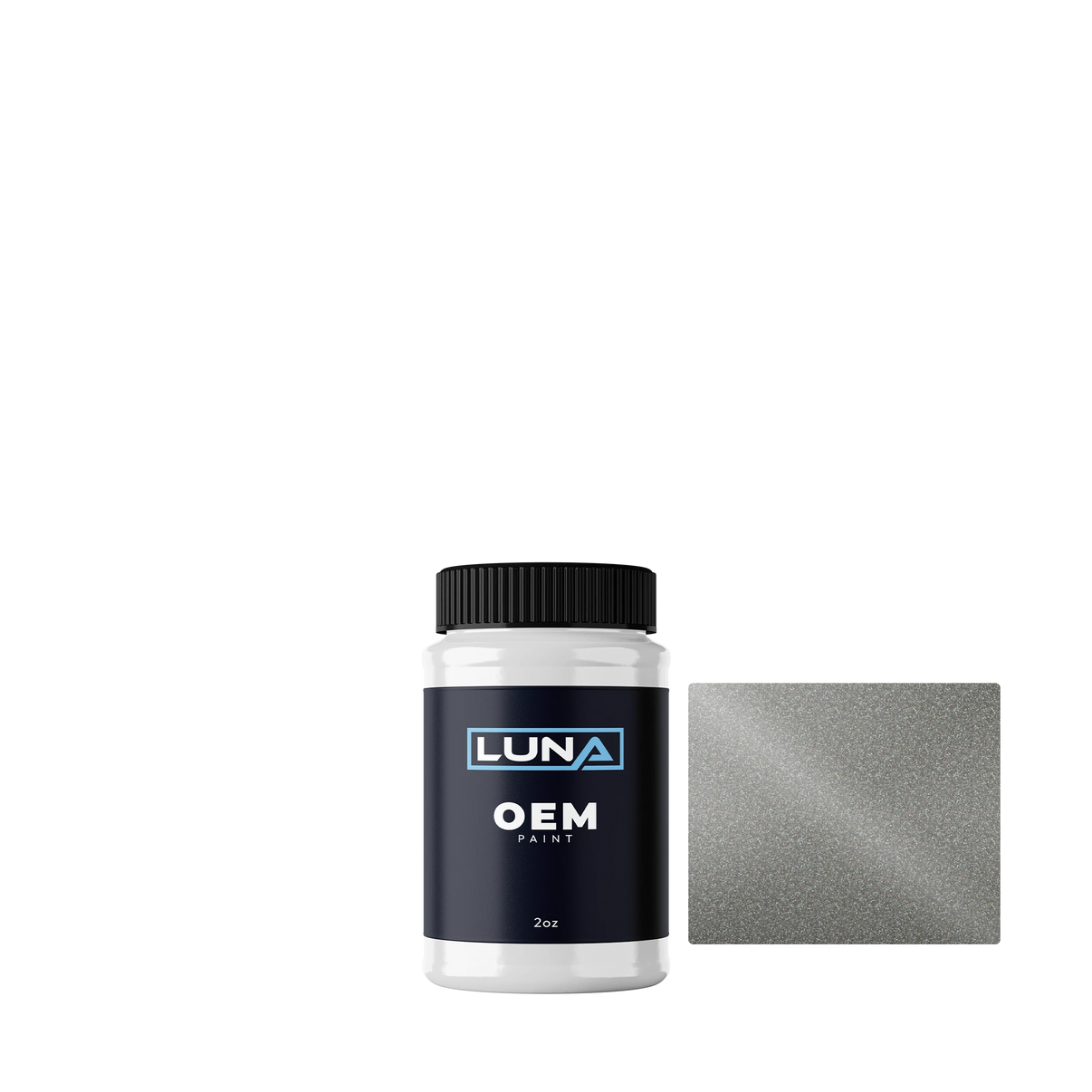 Ducati Motorcycle Grigio Steel M. 291601 | Luna OEM Basecoat - 2oz Touch Up Bottle w/ Brush