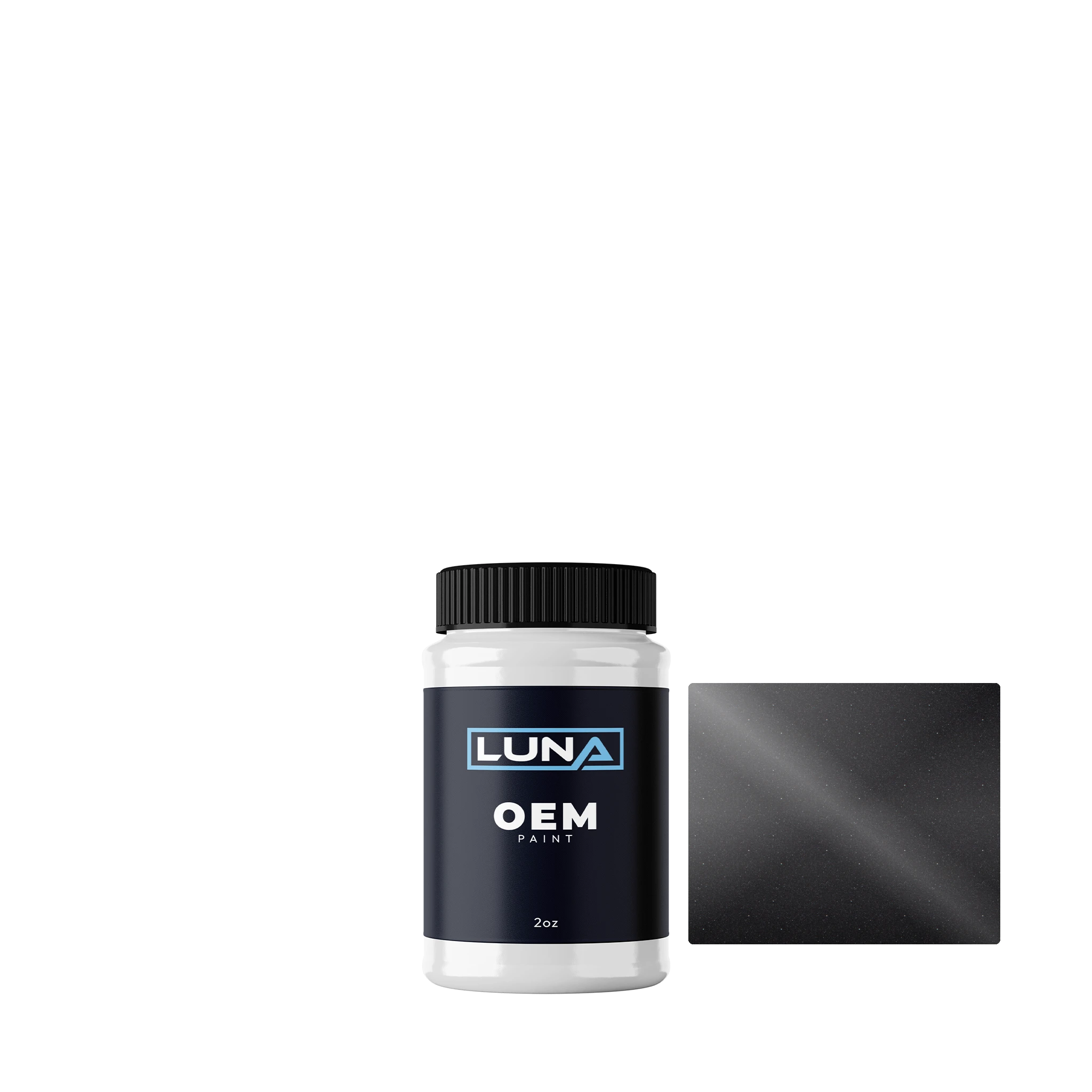 Alfa Romeo Blu Inca M. 743 | Luna OEM Basecoat - 2oz Touch Up Bottle w/ Brush