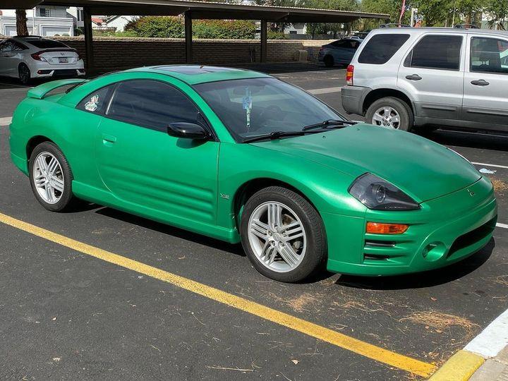 NiO Green Plasti Dip on a customer car