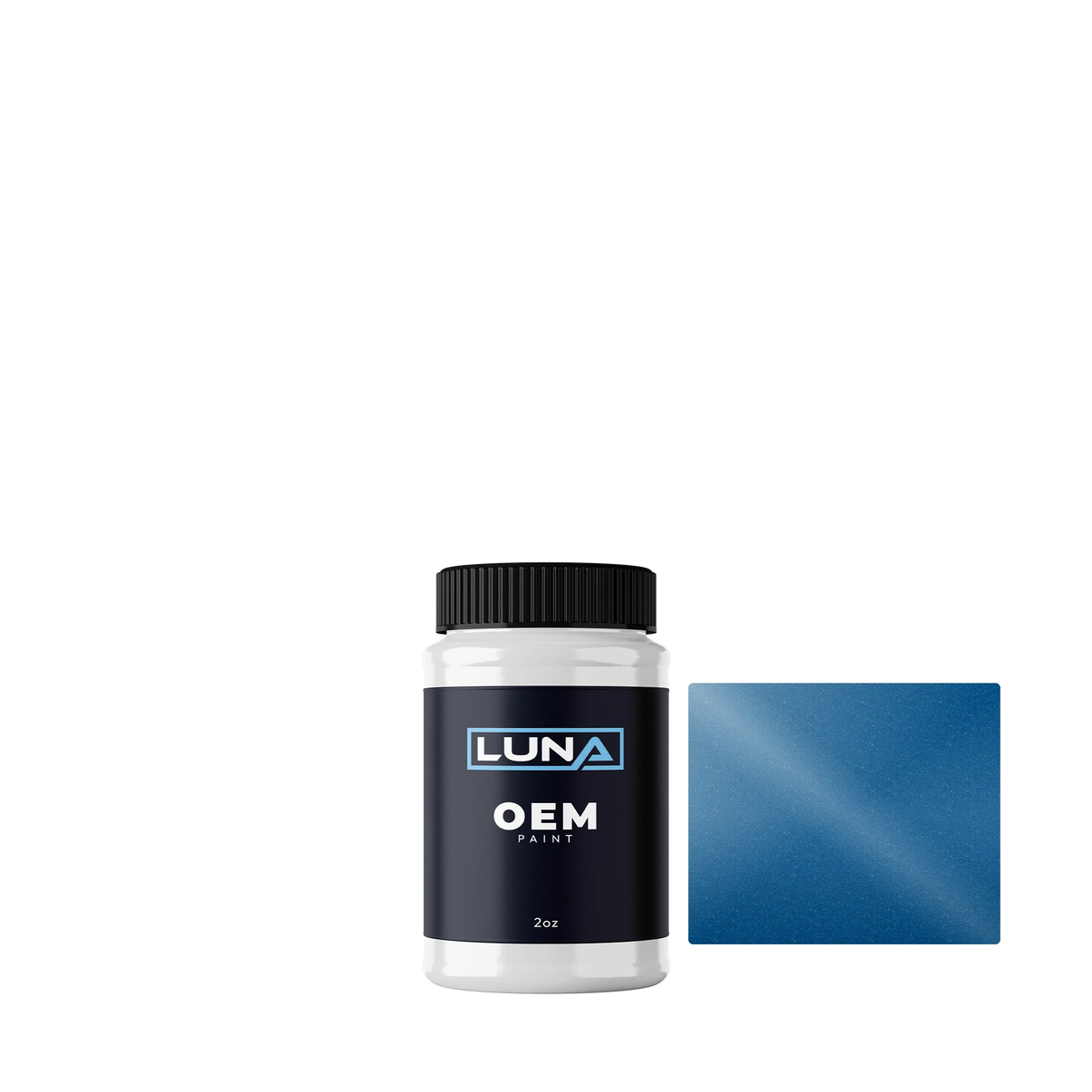 Audi | VW Pelikanblau M. Y4 | Luna OEM Basecoat - 2oz Touch Up Bottle w/ Brush