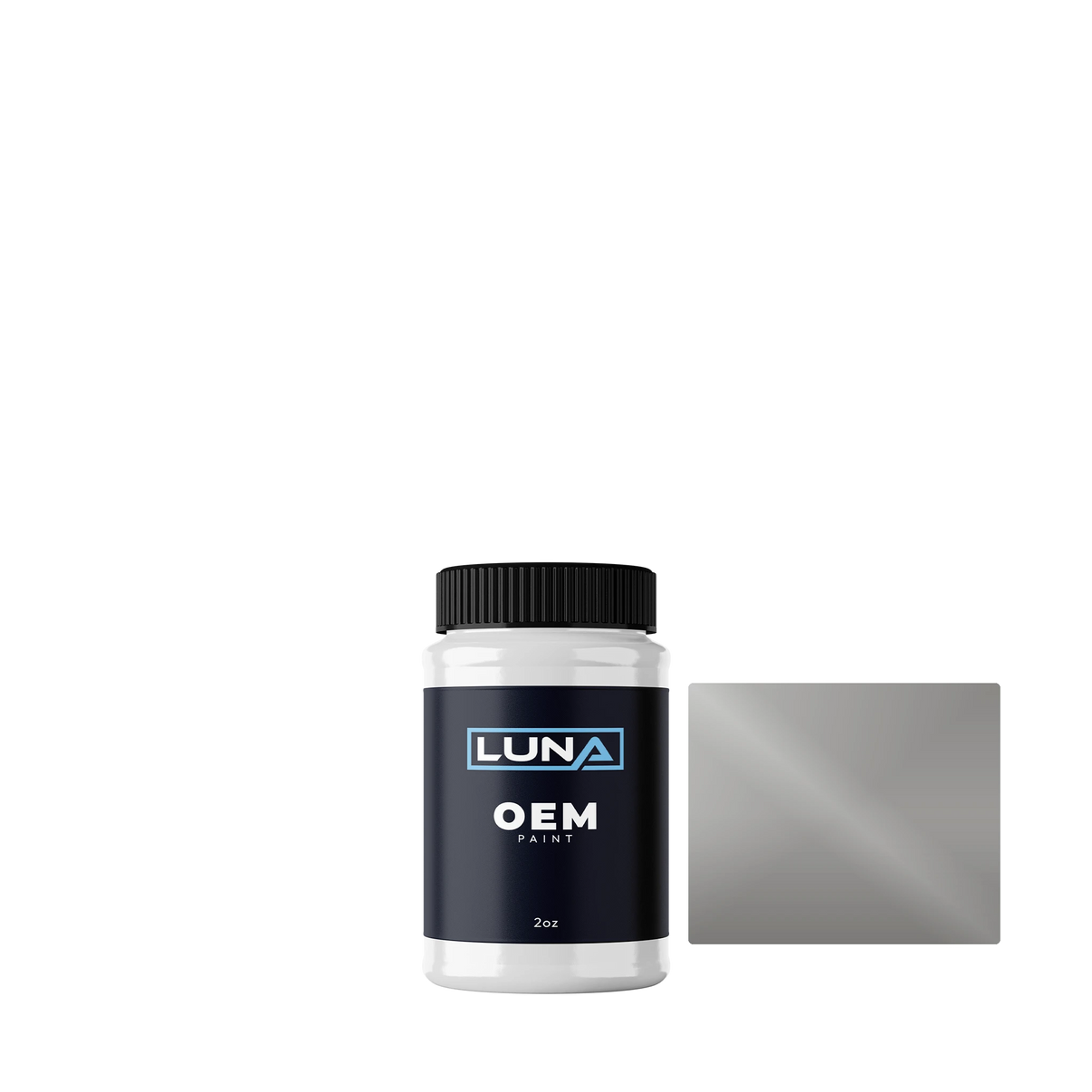 Yamaha Motorcycle Silver M. - 2c S3 | Luna OEM Basecoat - 2oz Touch Up Bottle w/ Brush