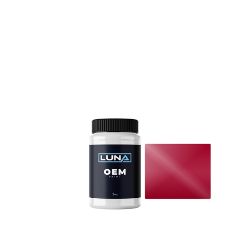 General Motors Bright Red 72-7475 | Luna OEM Basecoat - 2oz Touch Up Bottle w/ Brush