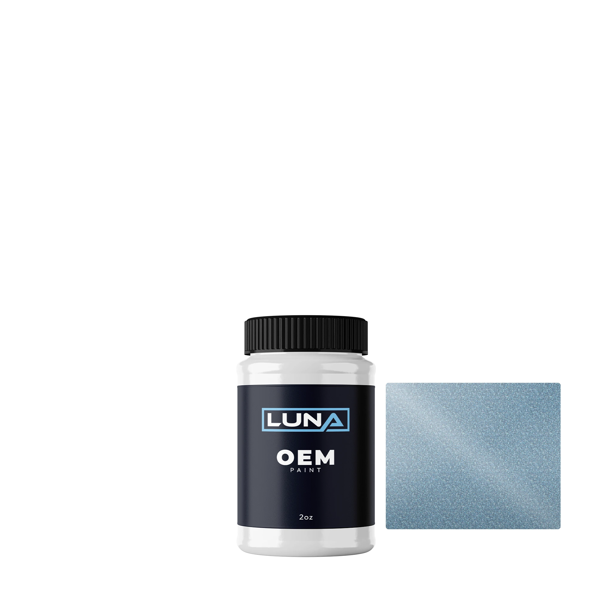 Hyundai Sky Blue M. 2B | Luna OEM Basecoat - 2oz Touch Up Bottle w/ Brush