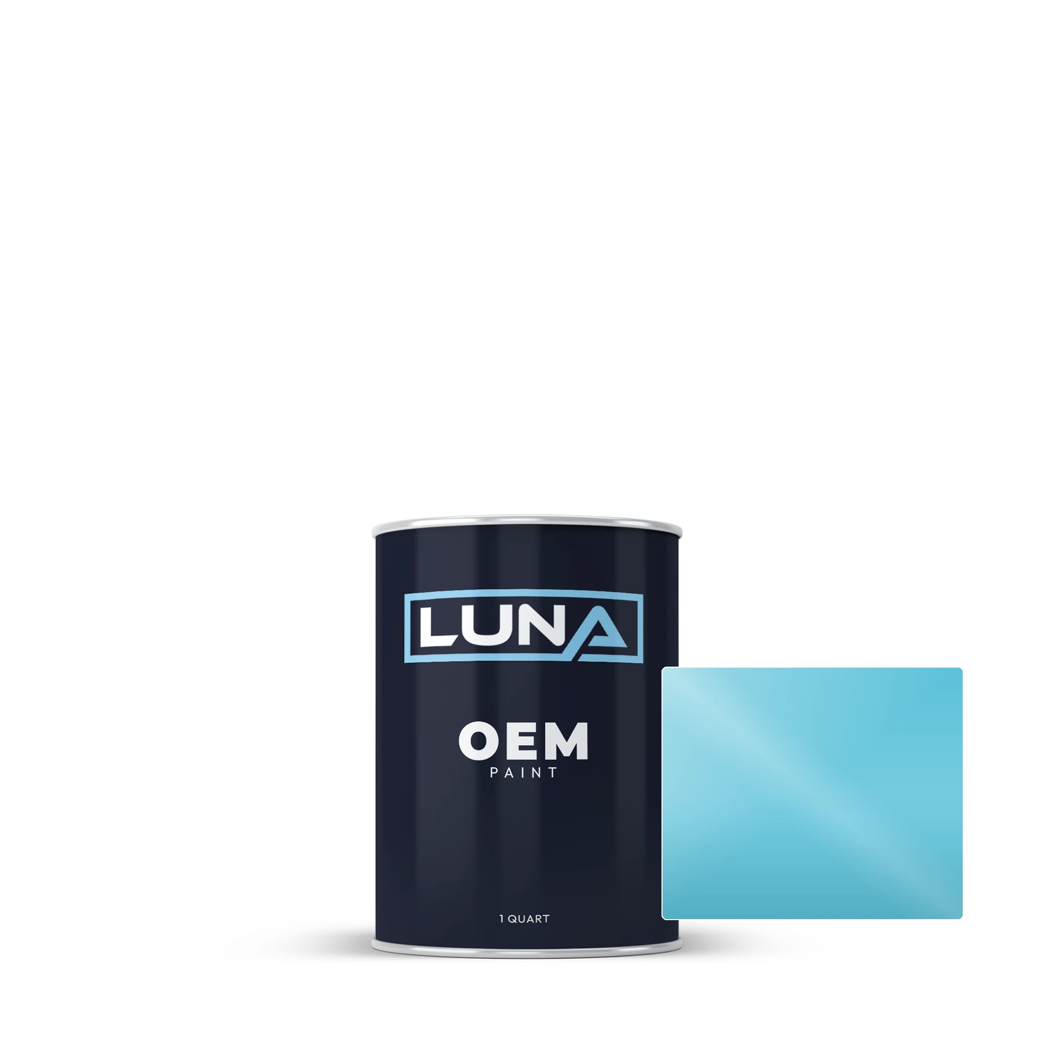 Skoda Light Blue 4086 | Luna OEM Basecoat - Quart