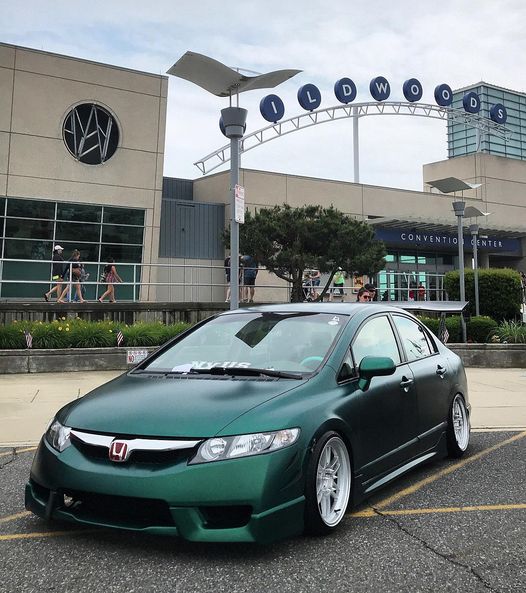 Tahitian Green Peelable Car Kit on a customer car