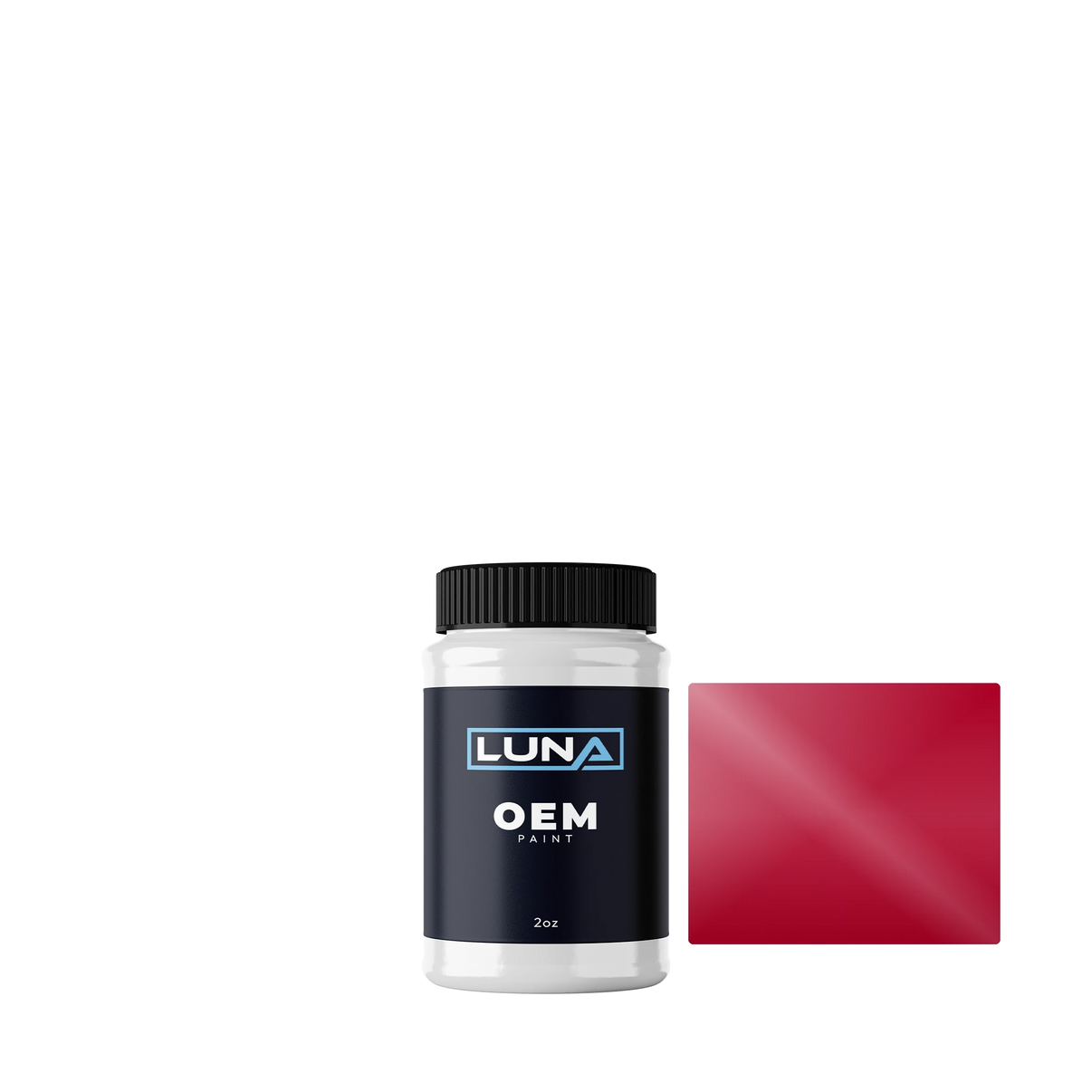 Maserati Rosso Mondiale 231.199 | Luna OEM Basecoat - 2oz Touch Up Bottle w/ Brush