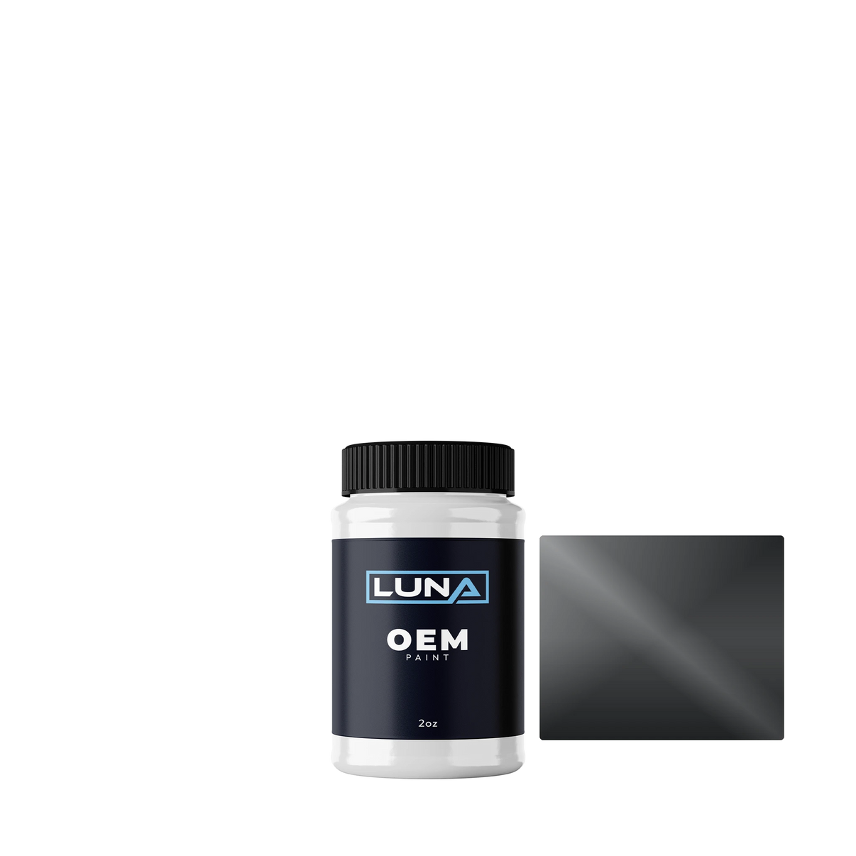 Audi | VW Preto Orion Perol. 154 | Luna OEM Basecoat - 2oz Touch Up Bottle w/ Brush