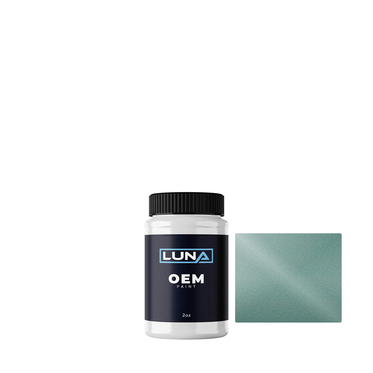 Ford Seafoam Green M. ZW | Luna OEM Basecoat - 2oz Touch Up Bottle w/ Brush