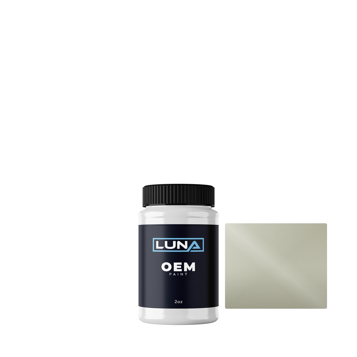 Audi | VW Kieselgrau 9710 | Luna OEM Basecoat - 2oz Touch Up Bottle w/ Brush