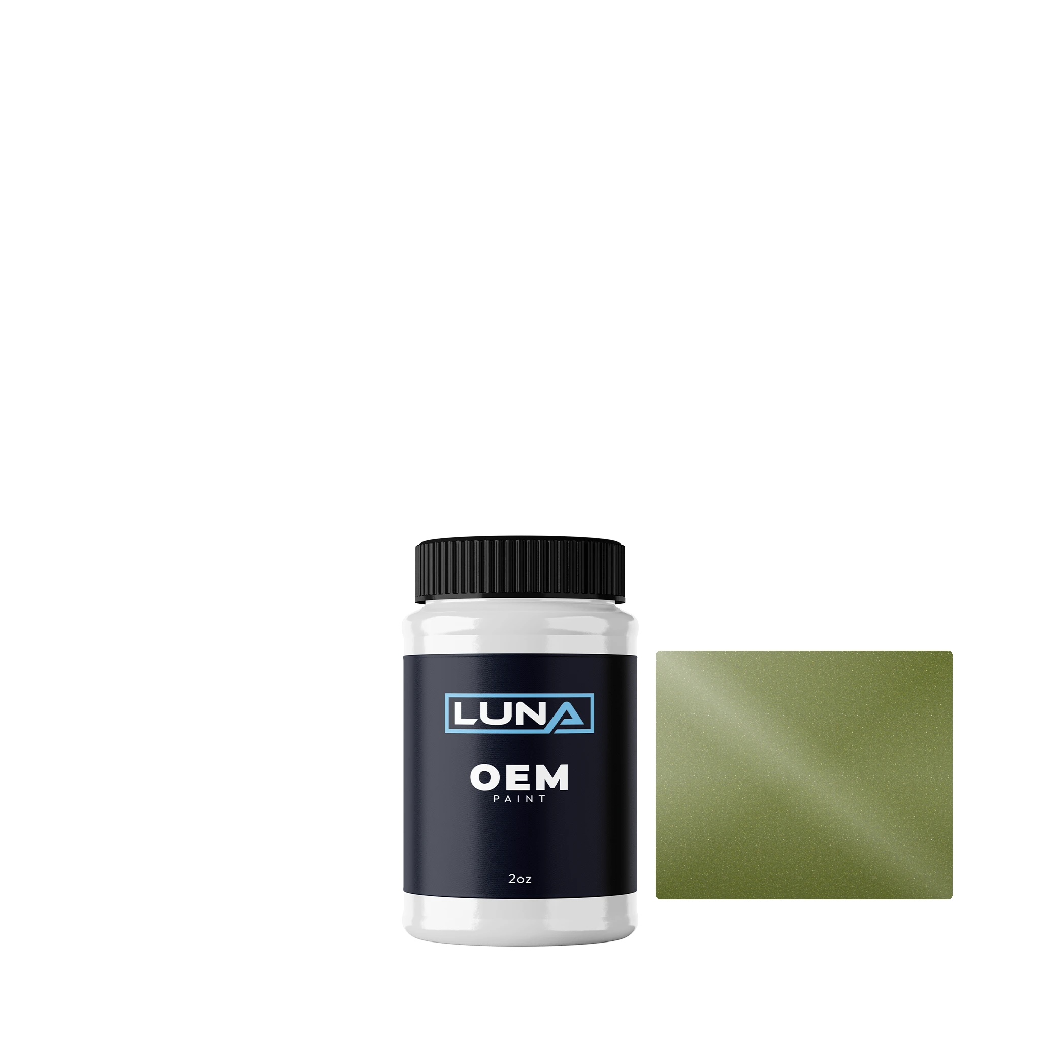 Jaguar April Green M. HEA | Luna OEM Basecoat - 2oz Touch Up Bottle w/ Brush