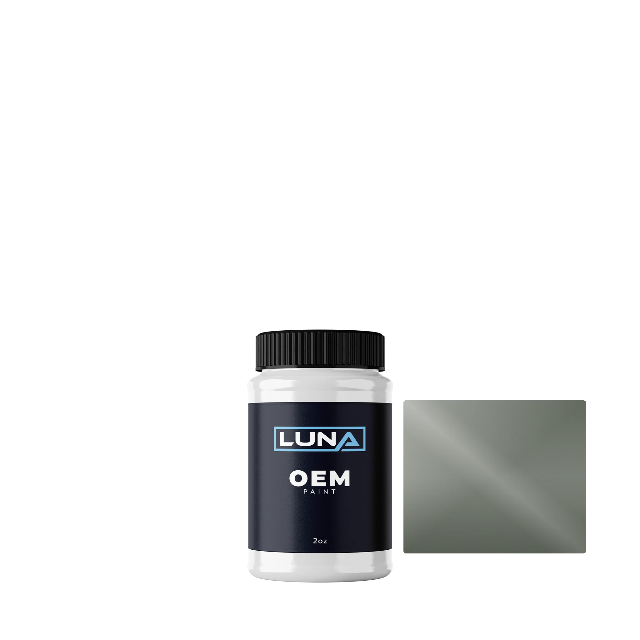 Volvo Sage Green P. 733 | Luna OEM Basecoat - 2oz Touch Up Bottle w/ Brush