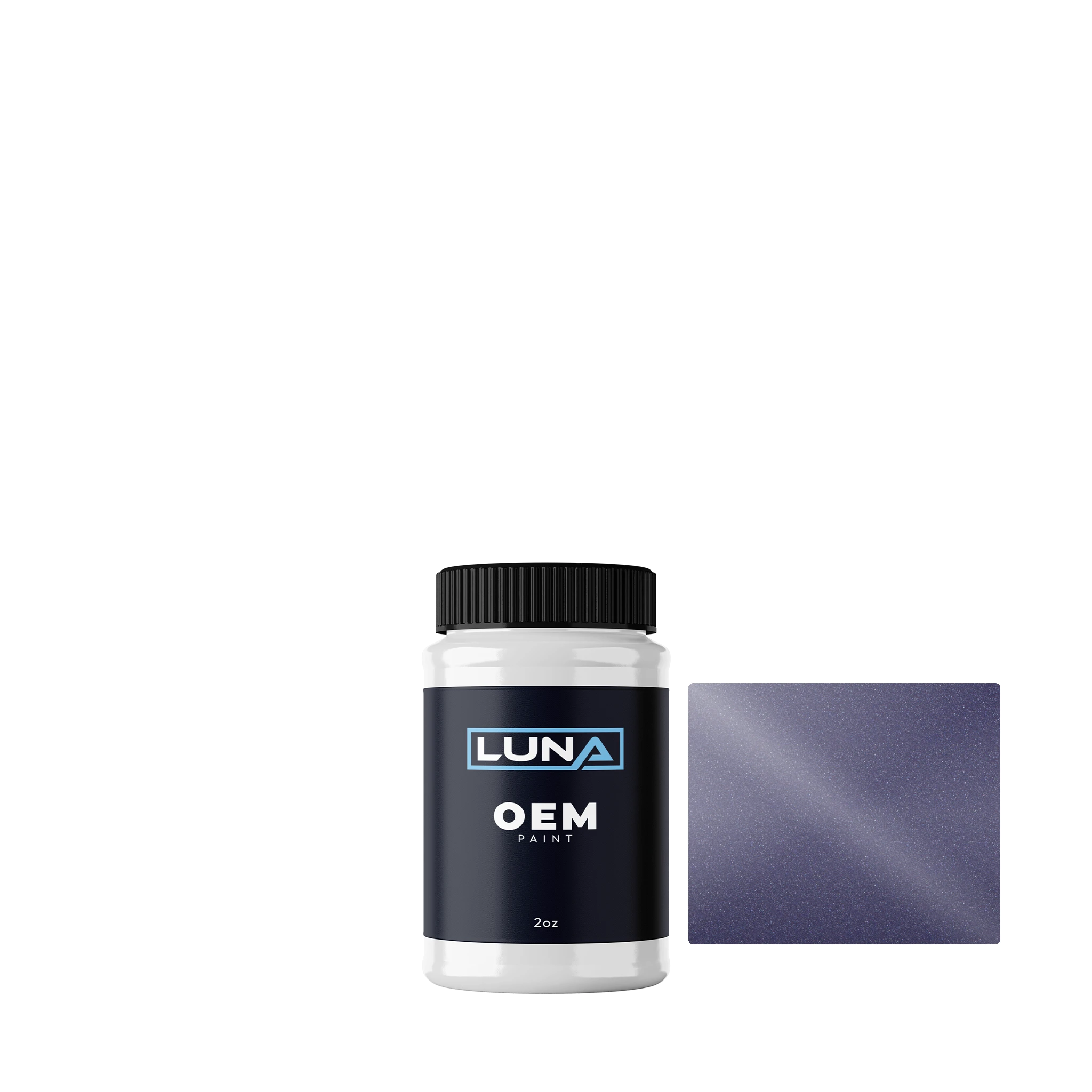 Fiat Blu Danish M. 495A | Luna OEM Basecoat - 2oz Touch Up Bottle w/ Brush