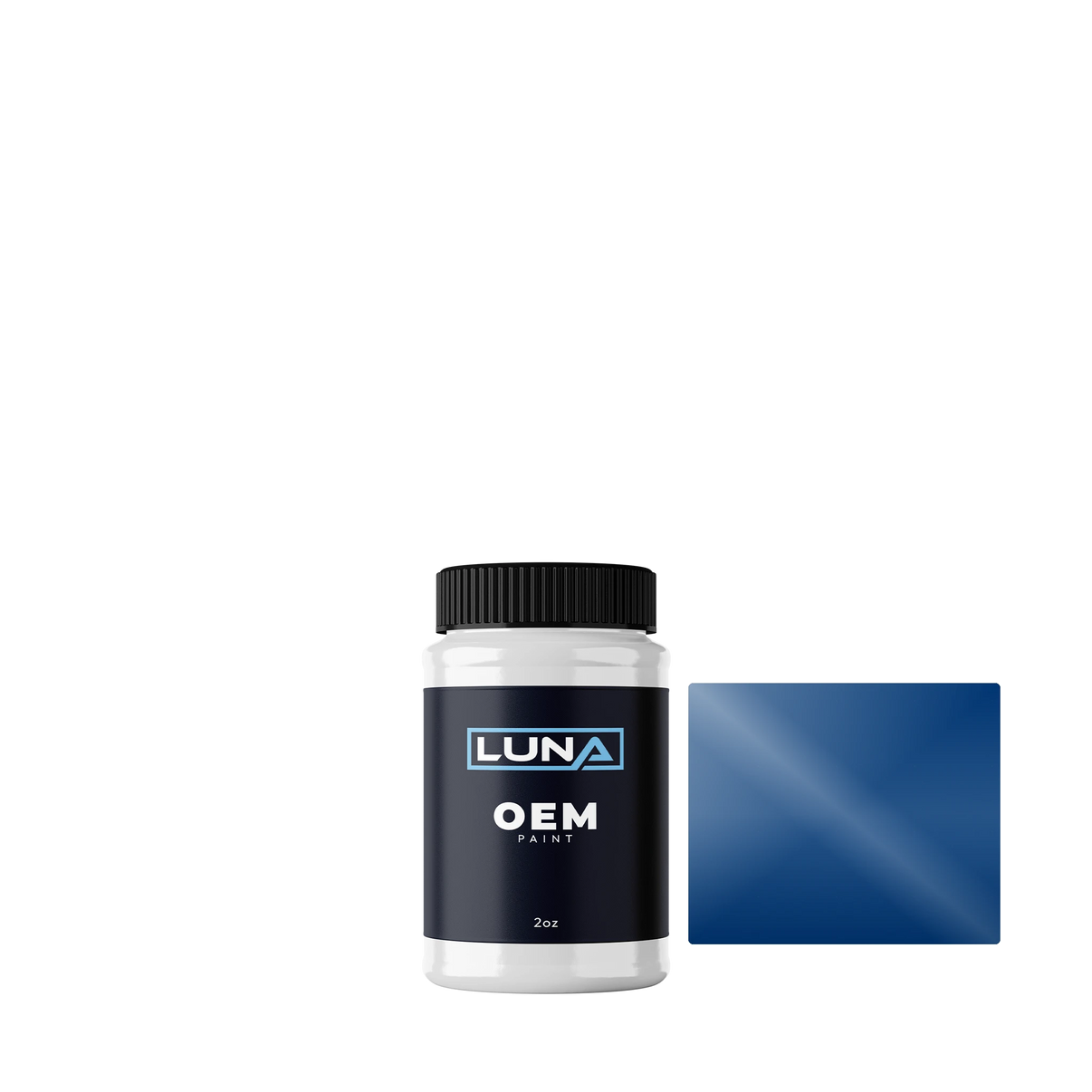 Audi | VW Arkticblau F5D | Luna OEM Basecoat - 2oz Touch Up Bottle w/ Brush