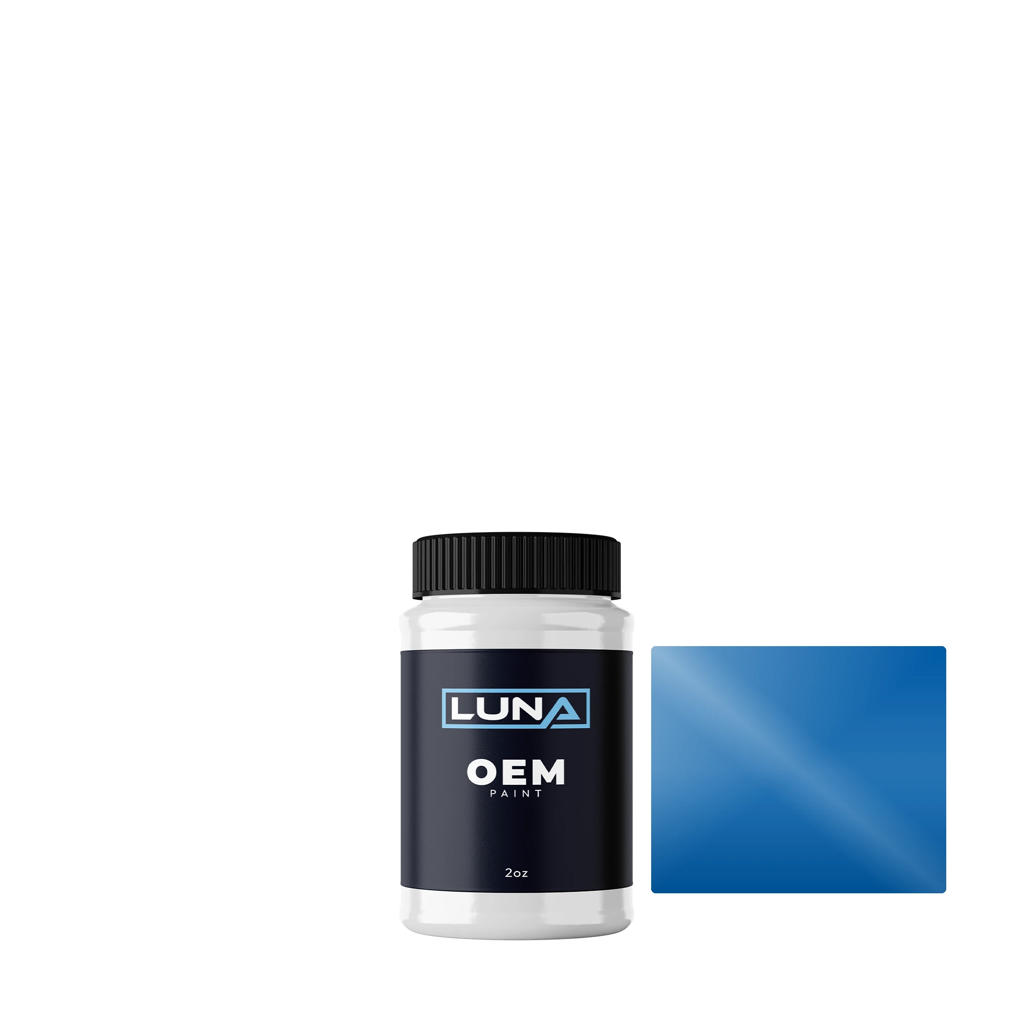 Yamaha Motorcycle Blue - 2c YAM112 | Luna OEM Basecoat - 2oz Touch Up Bottle w/ Brush