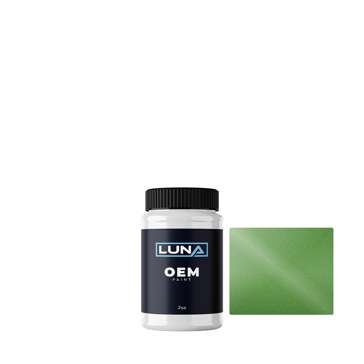 Mazda Shiny Green P. ZPV | Luna OEM Basecoat - 2oz Touch Up Bottle w/ Brush