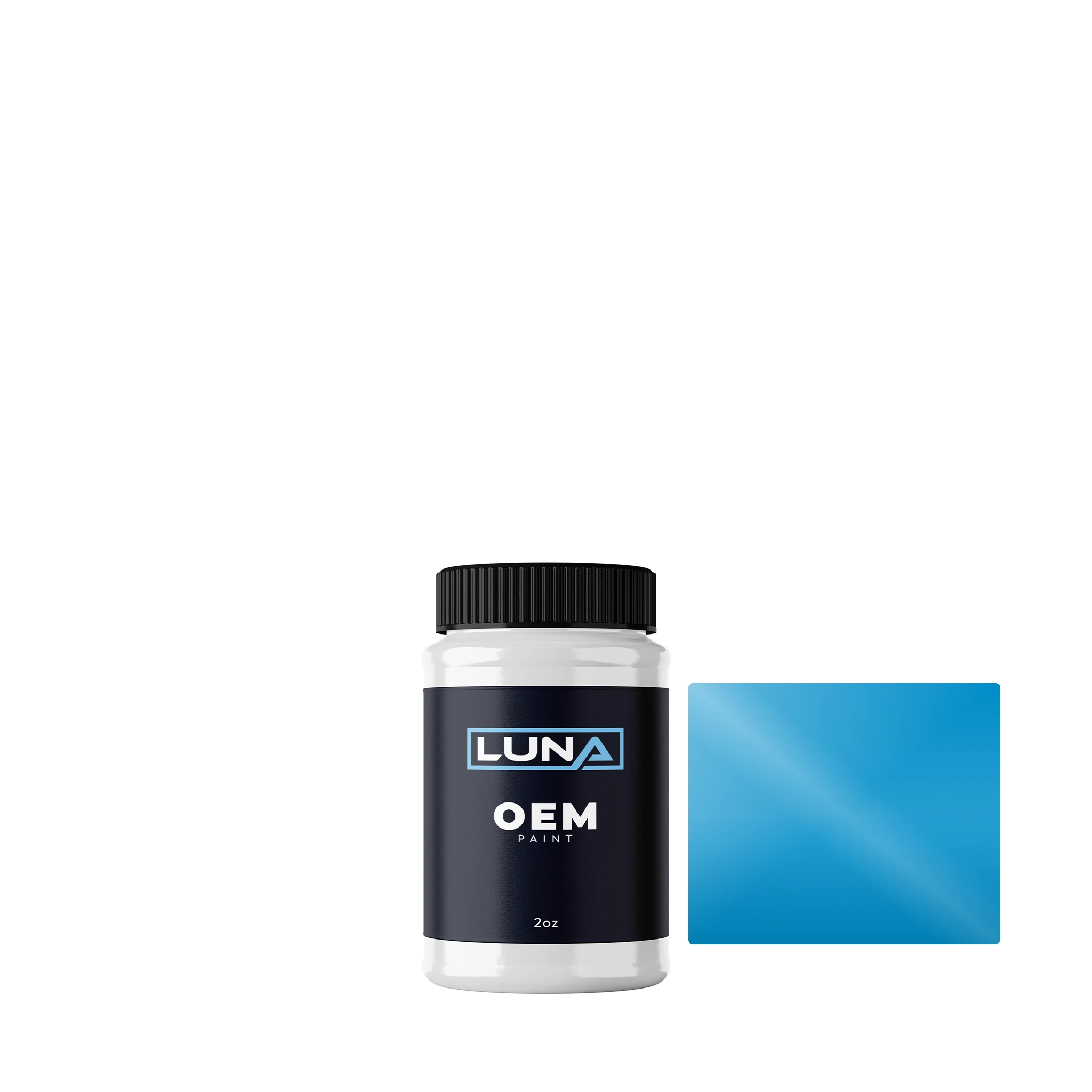 Audi | VW Klm Blau LT5B | Luna OEM Basecoat - 2oz Touch Up Bottle w/ Brush