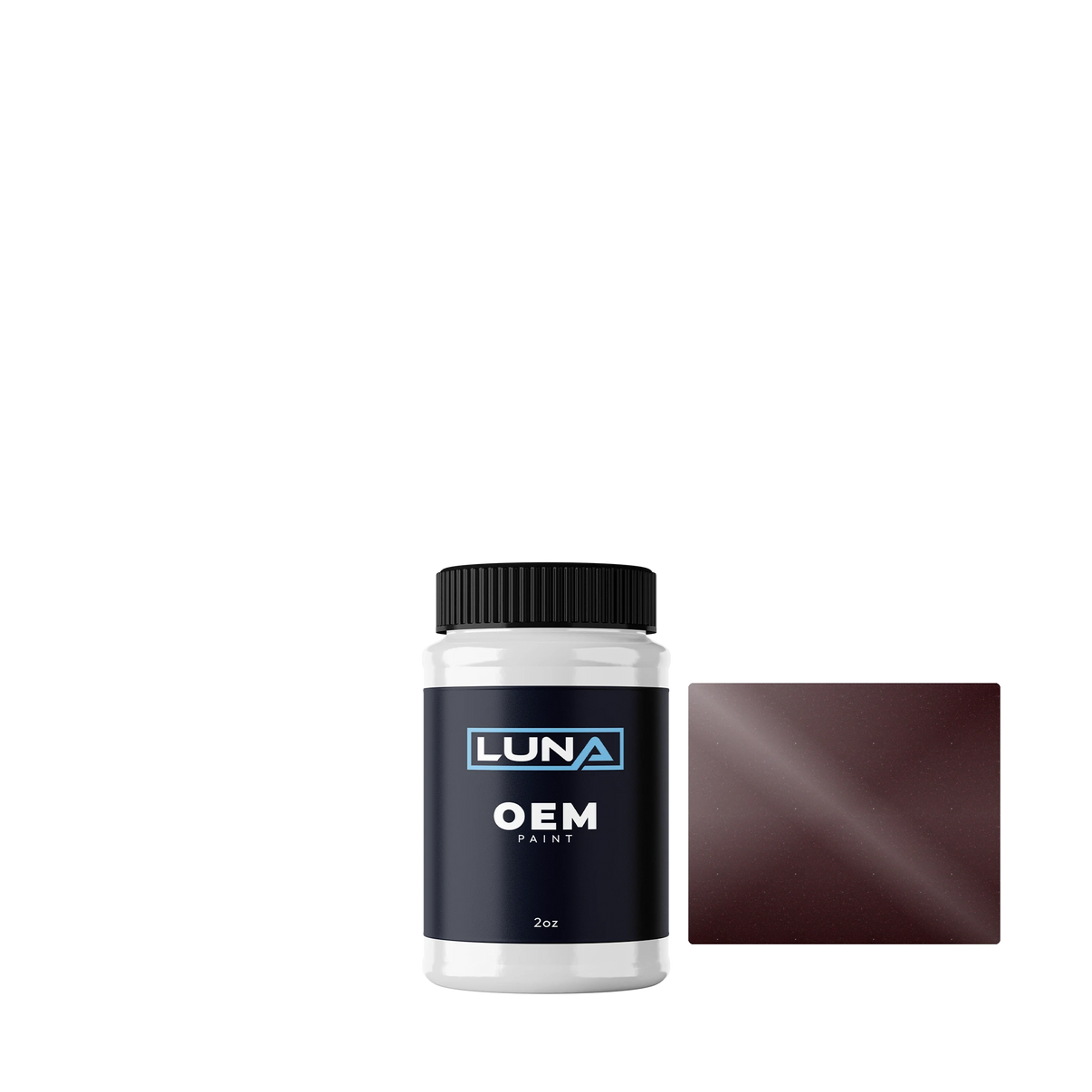 General Motors Dark Claret M. WA7564 | Luna OEM Basecoat - 2oz Touch Up Bottle w/ Brush