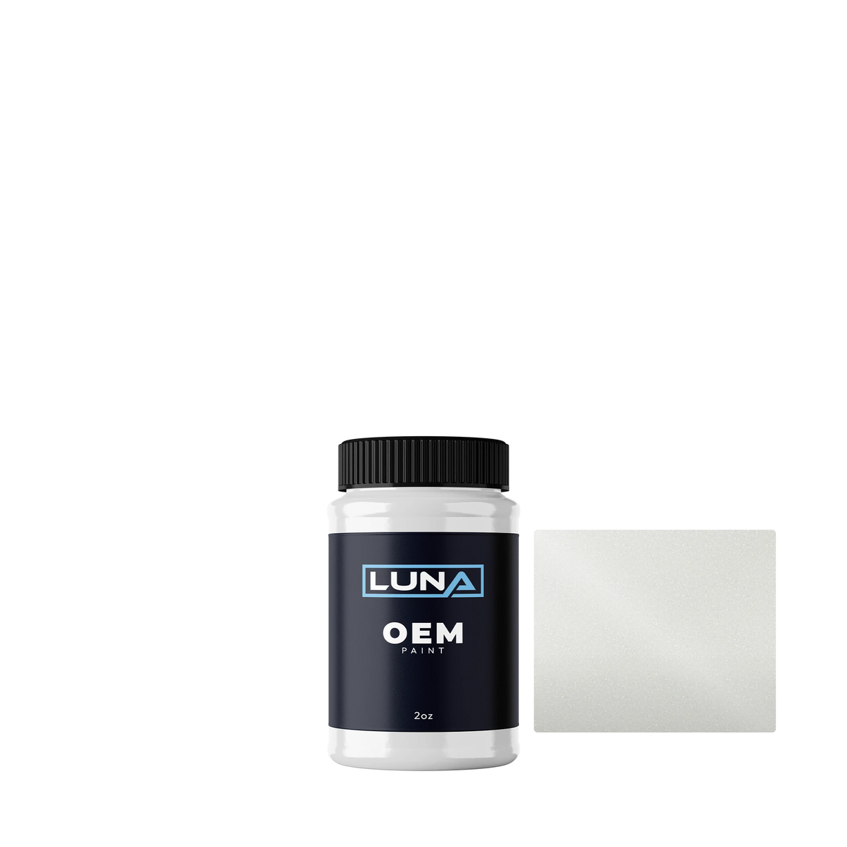 Landrover Ostuni White P. 2454 | Luna OEM Basecoat - 2oz Touch Up Bottle w/ Brush