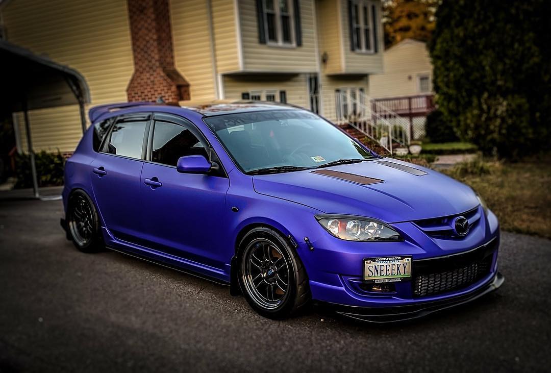 Amethyst Plasti Dip on a customer car