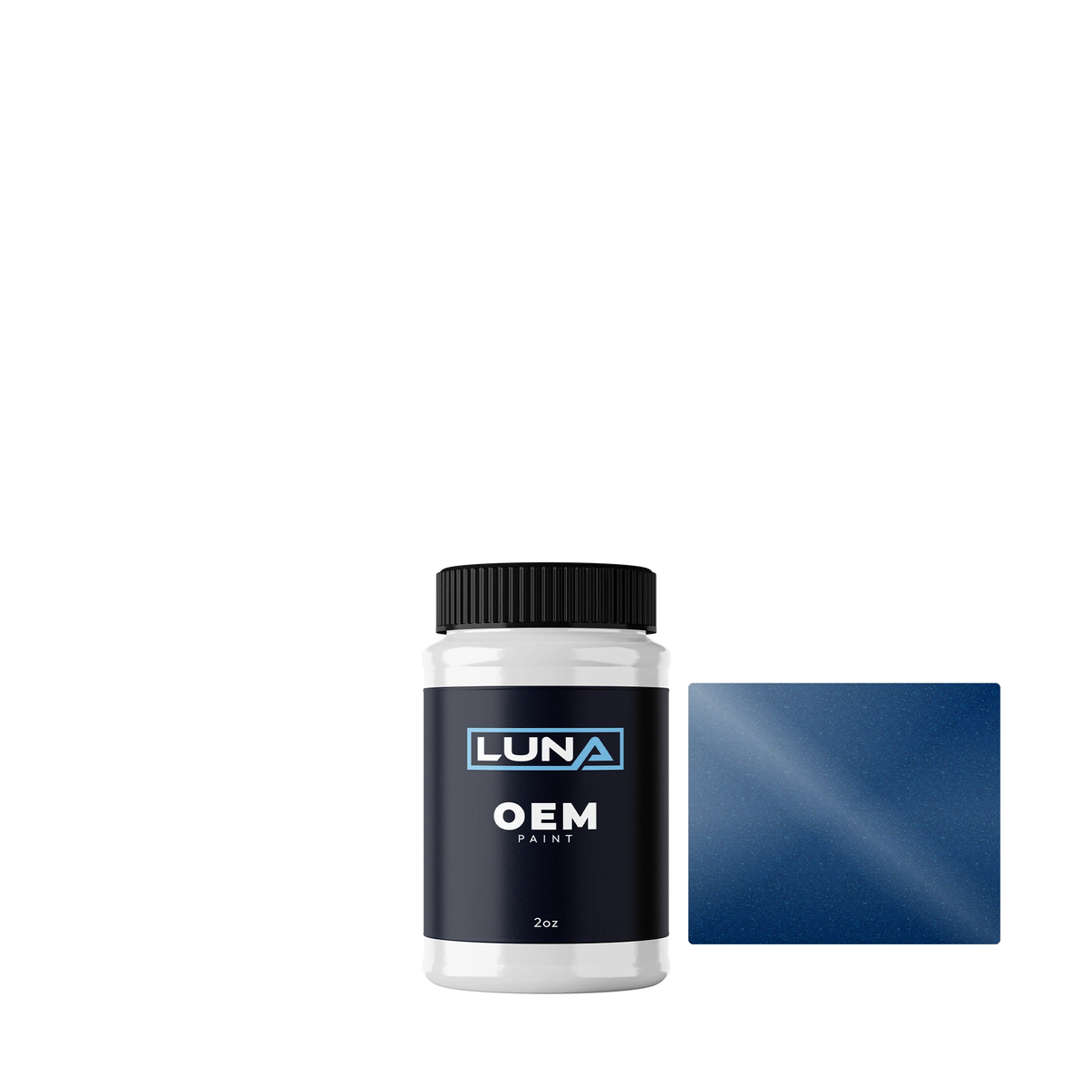 General Motors Bright Blue M. WA9591 | Luna OEM Basecoat - 2oz Touch Up Bottle w/ Brush