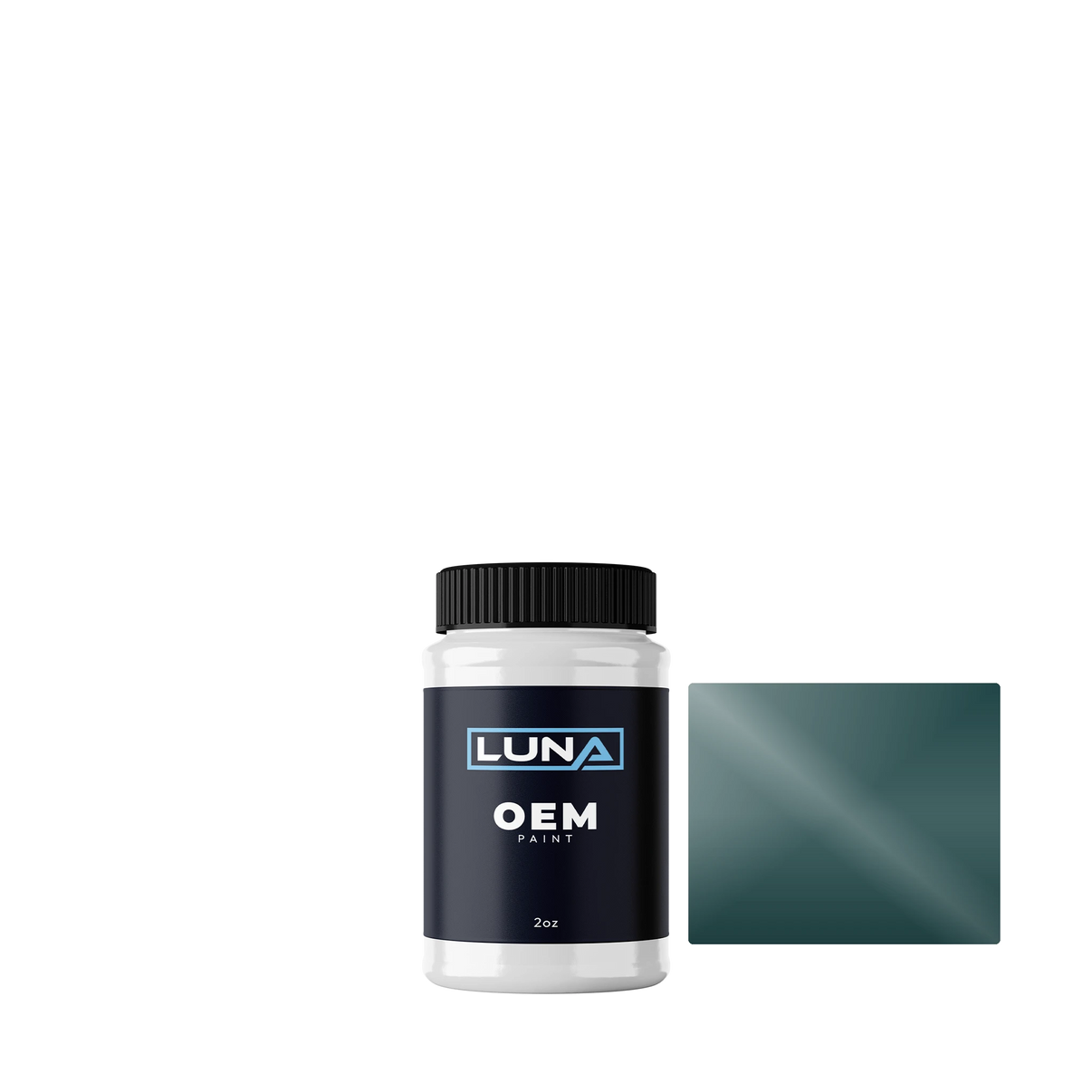 Hyundai Amazon Green M. B AC | Luna OEM Basecoat - 2oz Touch Up Bottle w/ Brush