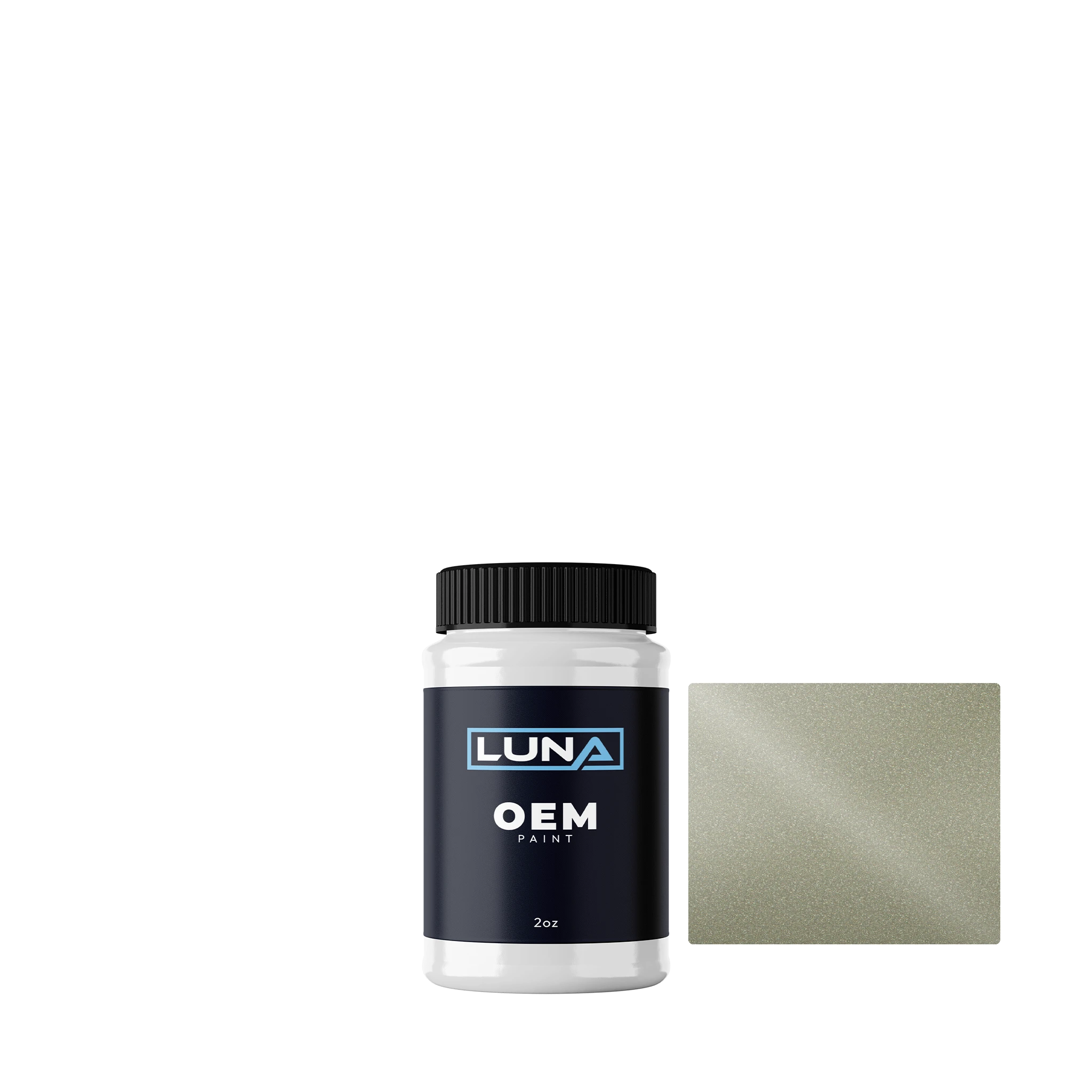 Opel Beryllgruen M. 345 | Luna OEM Basecoat - 2oz Touch Up Bottle w/ Brush