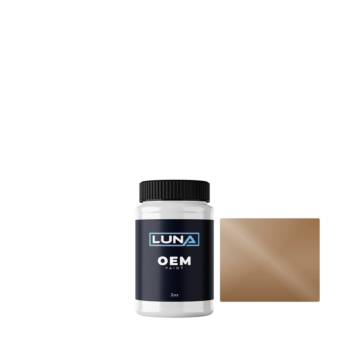 Yamaha Motorcycle Desert Khaki - 2c YAM221 | Luna OEM Basecoat - 2oz Touch Up Bottle w/ Brush