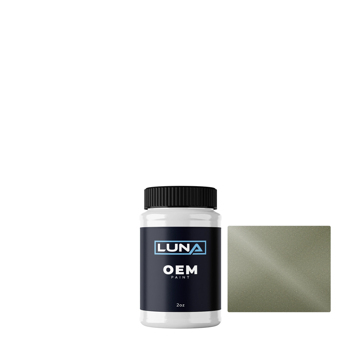 Chrysler USA Avocado Green M. T | Luna OEM Basecoat - 2oz Touch Up Bottle w/ Brush