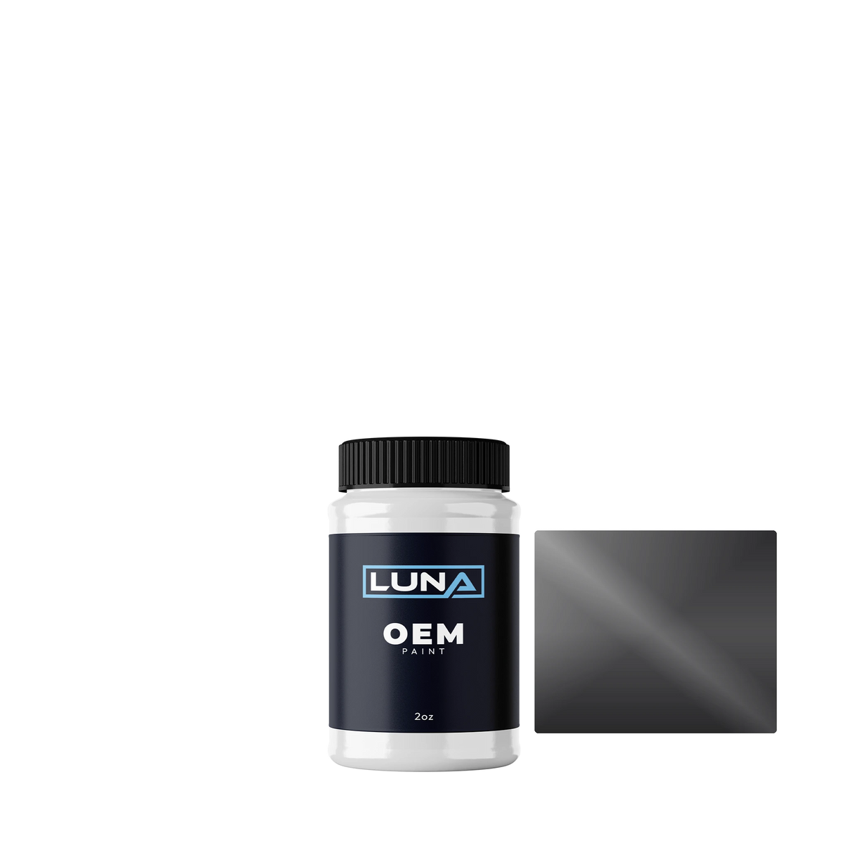 Ducati Motorcycle Nero M. - 2c DUC107 | Luna OEM Basecoat - 2oz Touch Up Bottle w/ Brush