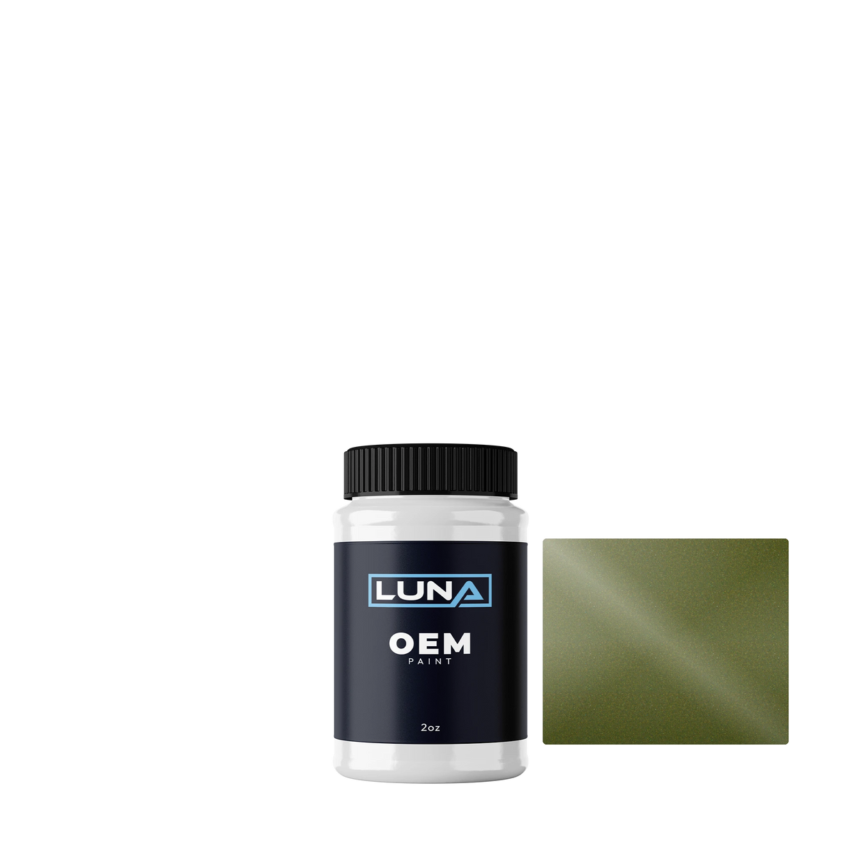 Audi | VW Visual Green M. 1 LD6J | Luna OEM Basecoat - 2oz Touch Up Bottle w/ Brush