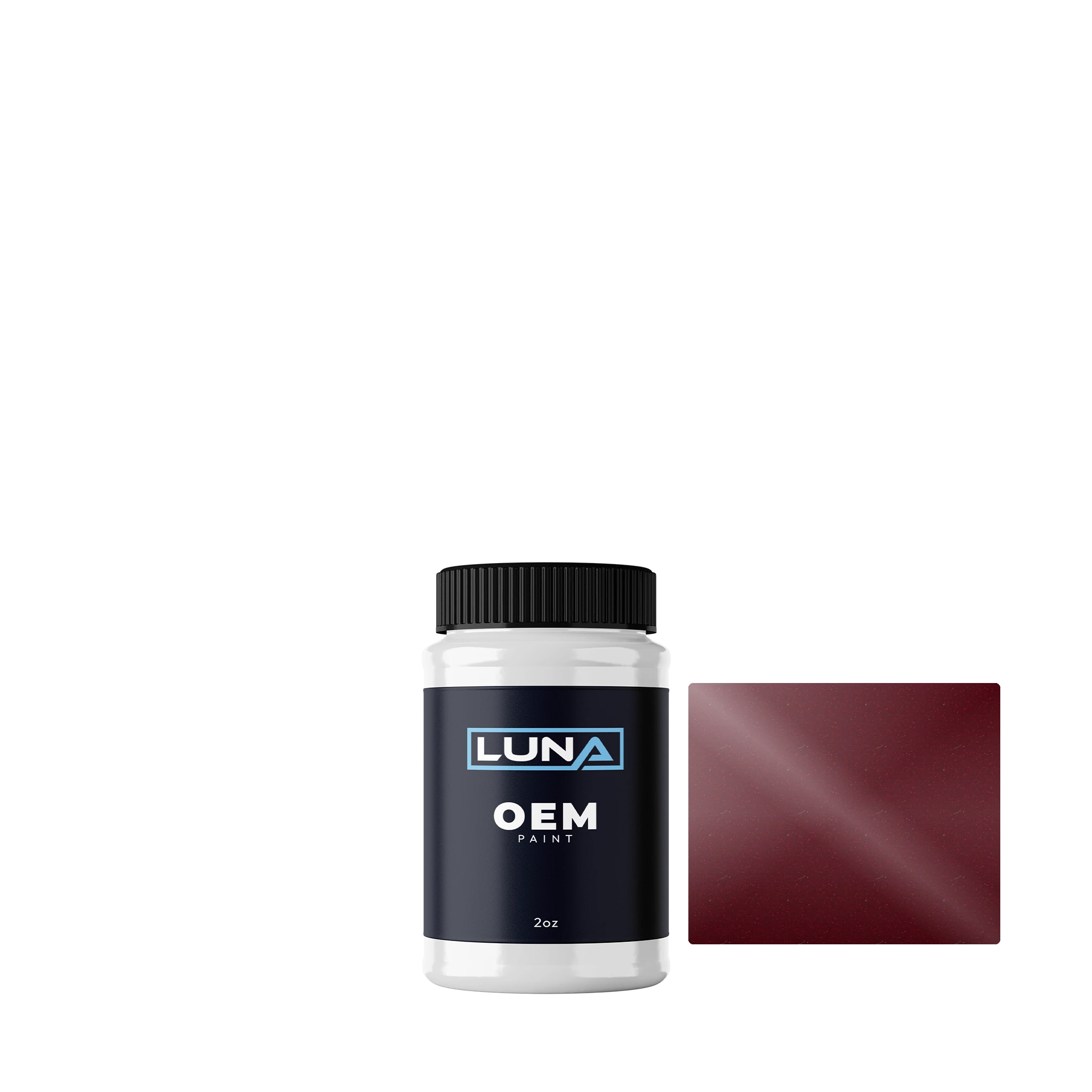 Volvo Red P. M. 91885 | Luna OEM Basecoat - 2oz Touch Up Bottle w/ Brush