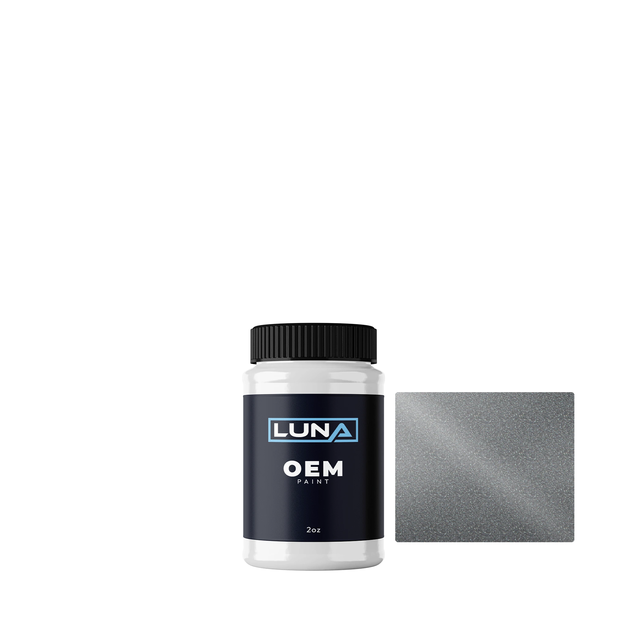 Fiat Grigio Trend M. 1 645 | Luna OEM Basecoat - 2oz Touch Up Bottle w/ Brush