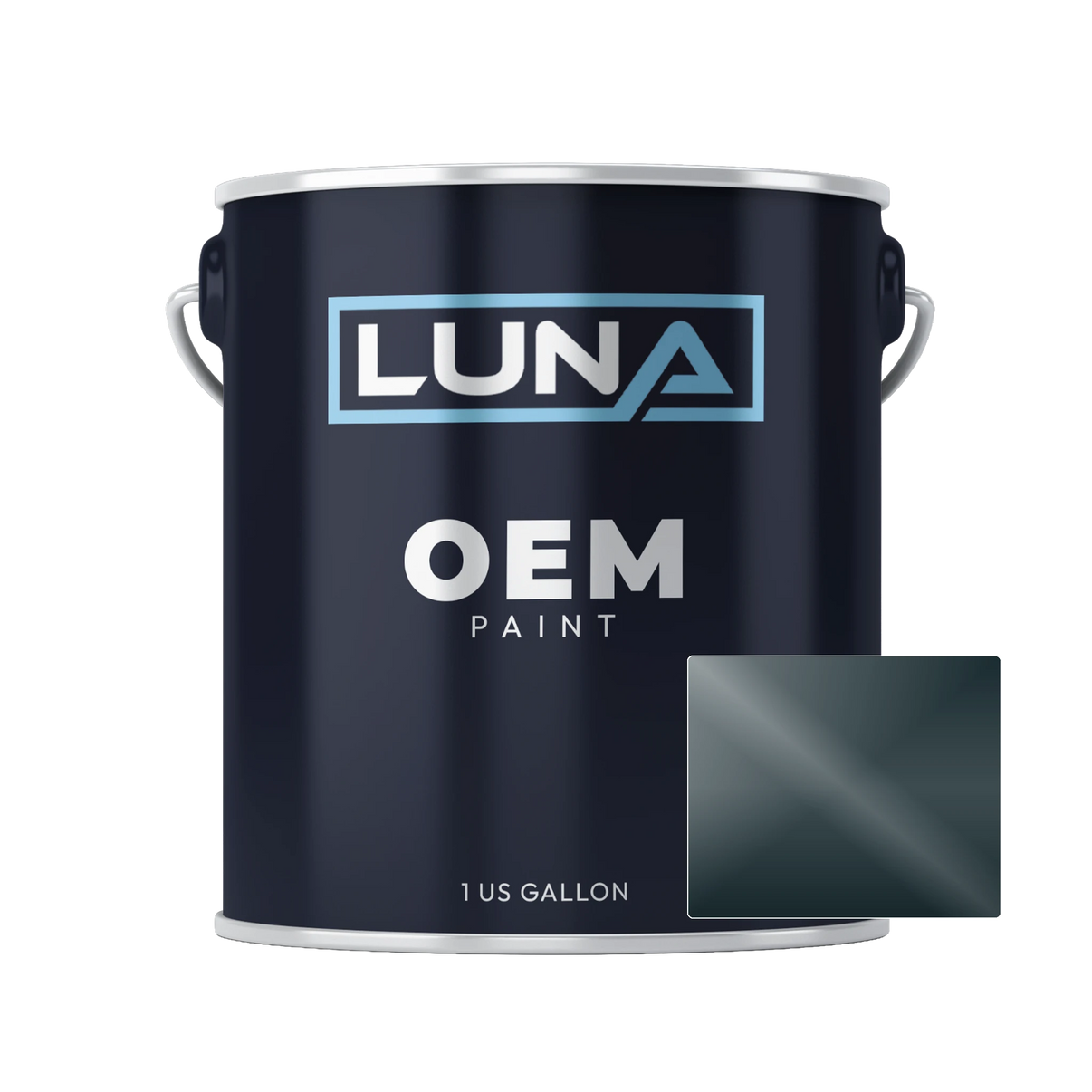 Ferrari Verde Silver Stone M. 607C | Luna OEM Basecoat - Gallon