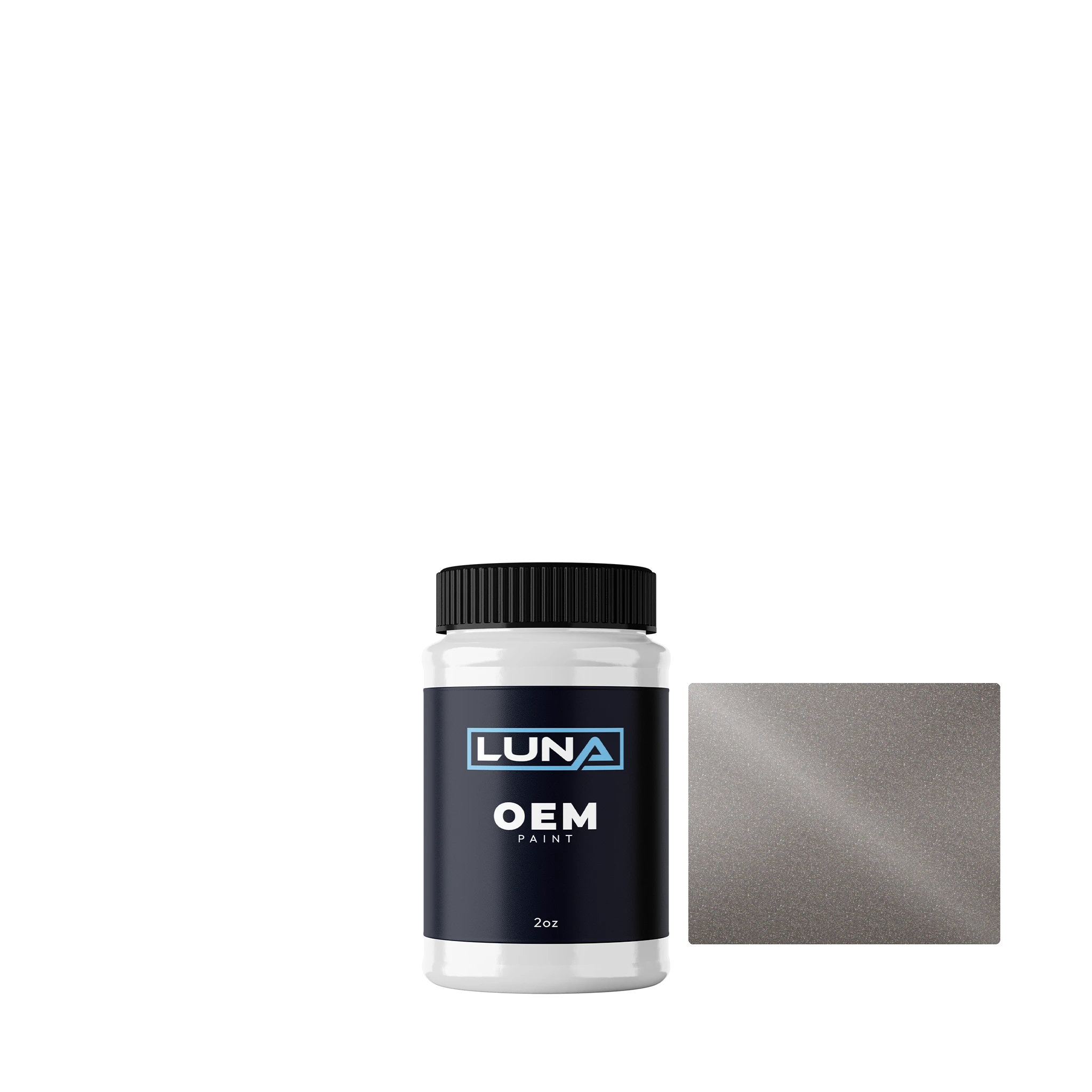 Mitsubishi Altamira Silver M. S03 | Luna OEM Basecoat - 2oz Touch Up Bottle w/ Brush