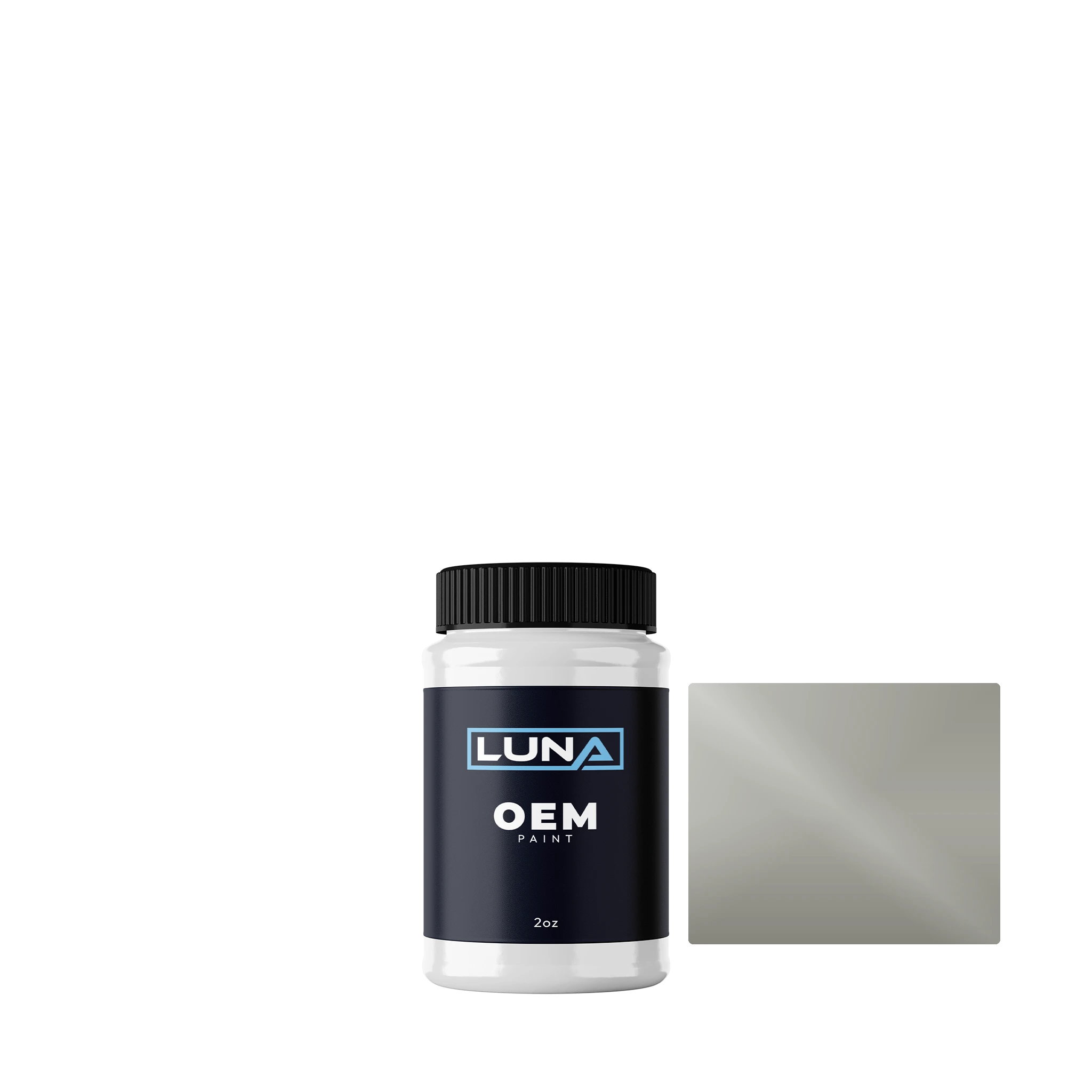 Fiat African Warm Grey M. Matt LS7 | Luna OEM Basecoat - 2oz Touch Up Bottle w/ Brush