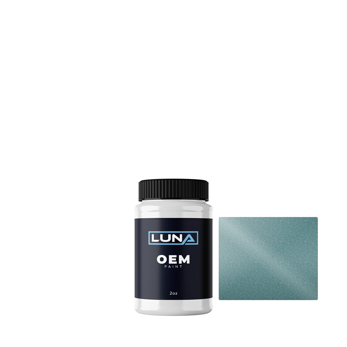 Chrysler USA Turquoise M. K | Luna OEM Basecoat - 2oz Touch Up Bottle w/ Brush