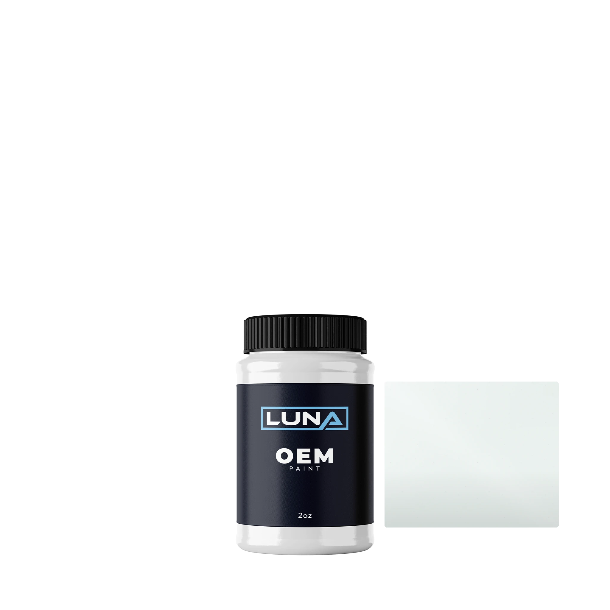 Audi | VW Clear White L9F0 | Luna OEM Basecoat - 2oz Touch Up Bottle w/ Brush