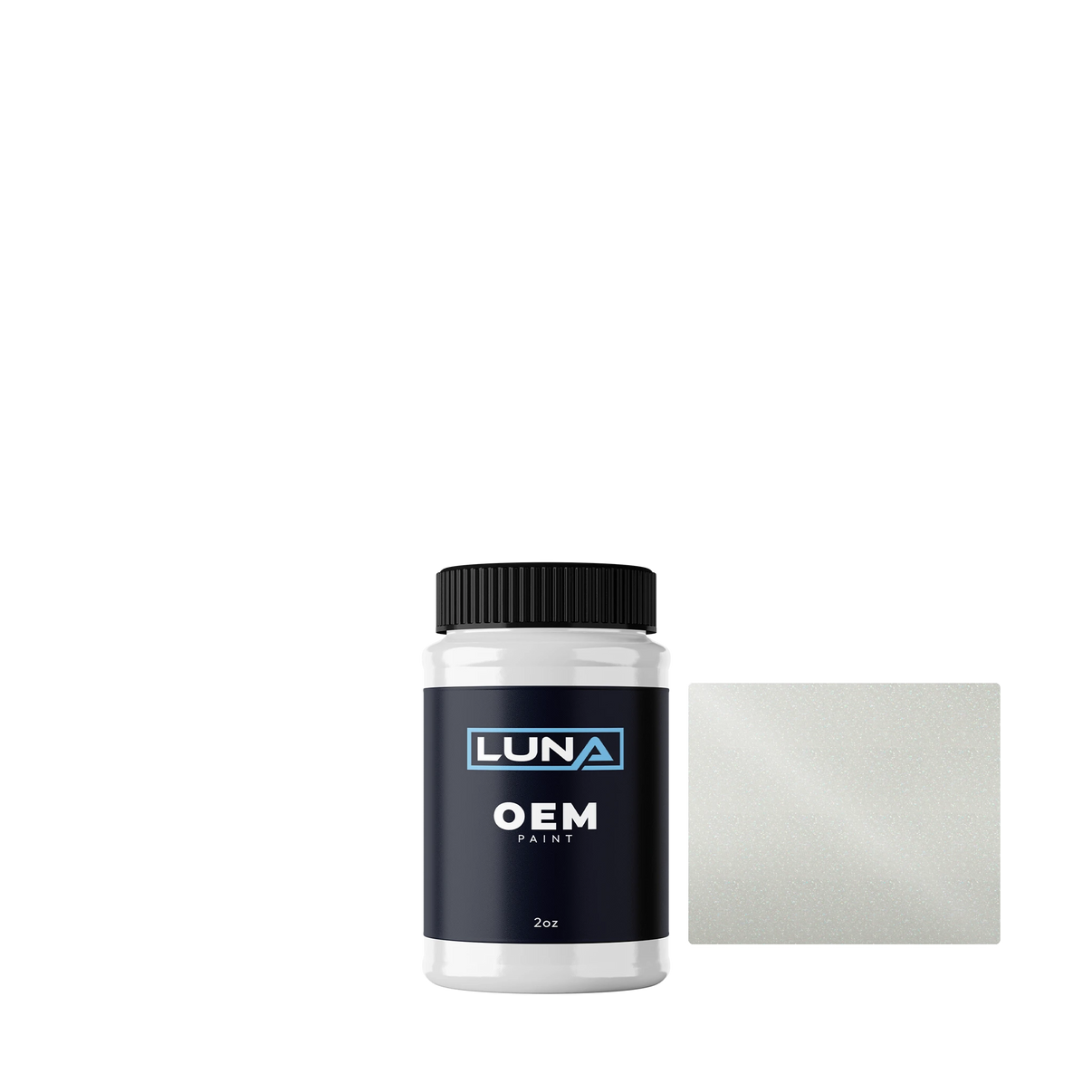 General Motors Abalone White Tricoat 4 1 WA485B | Luna OEM Basecoat - 2oz Touch Up Bottle w/ Brush